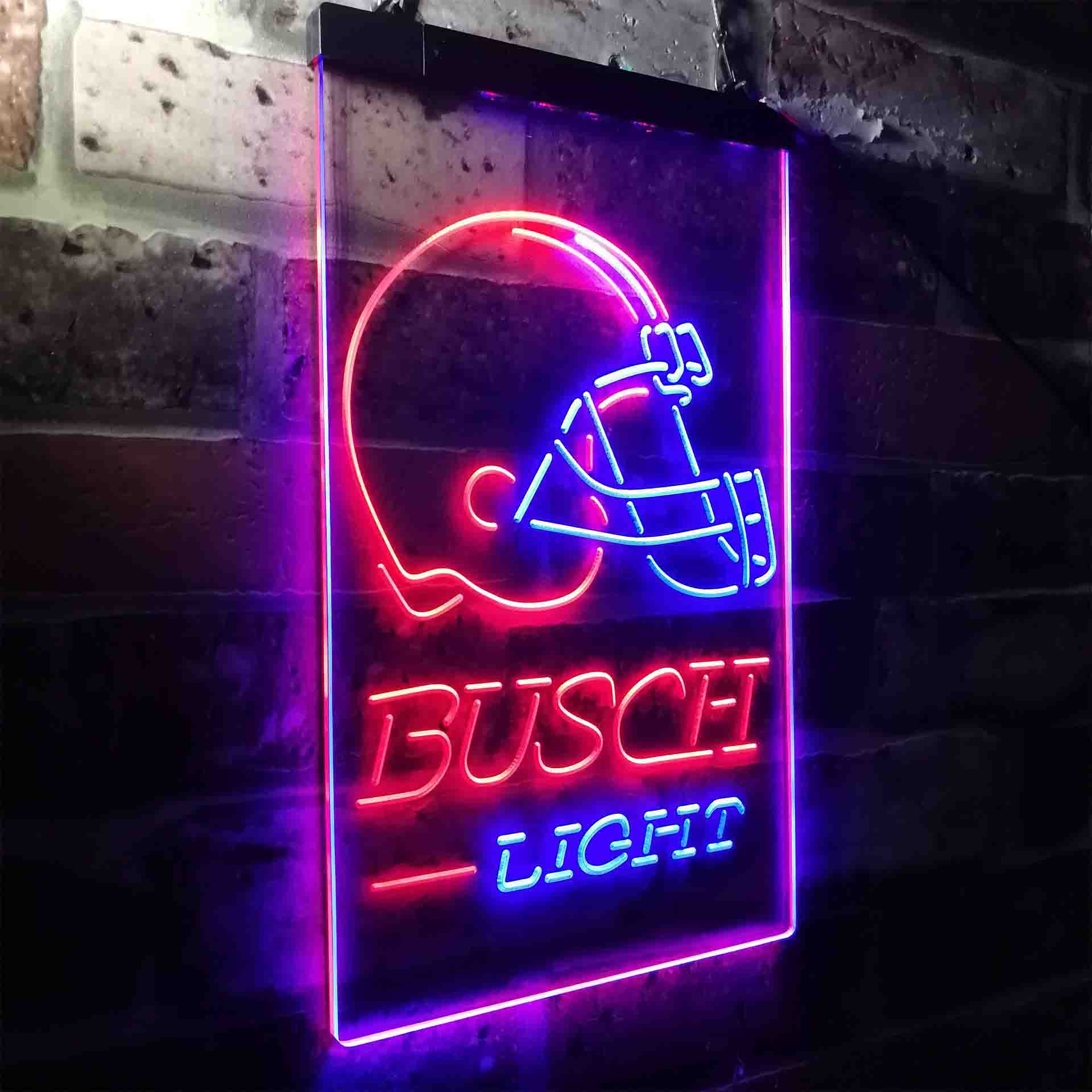 Cleveland Browns Busch Light LED Neon Sign