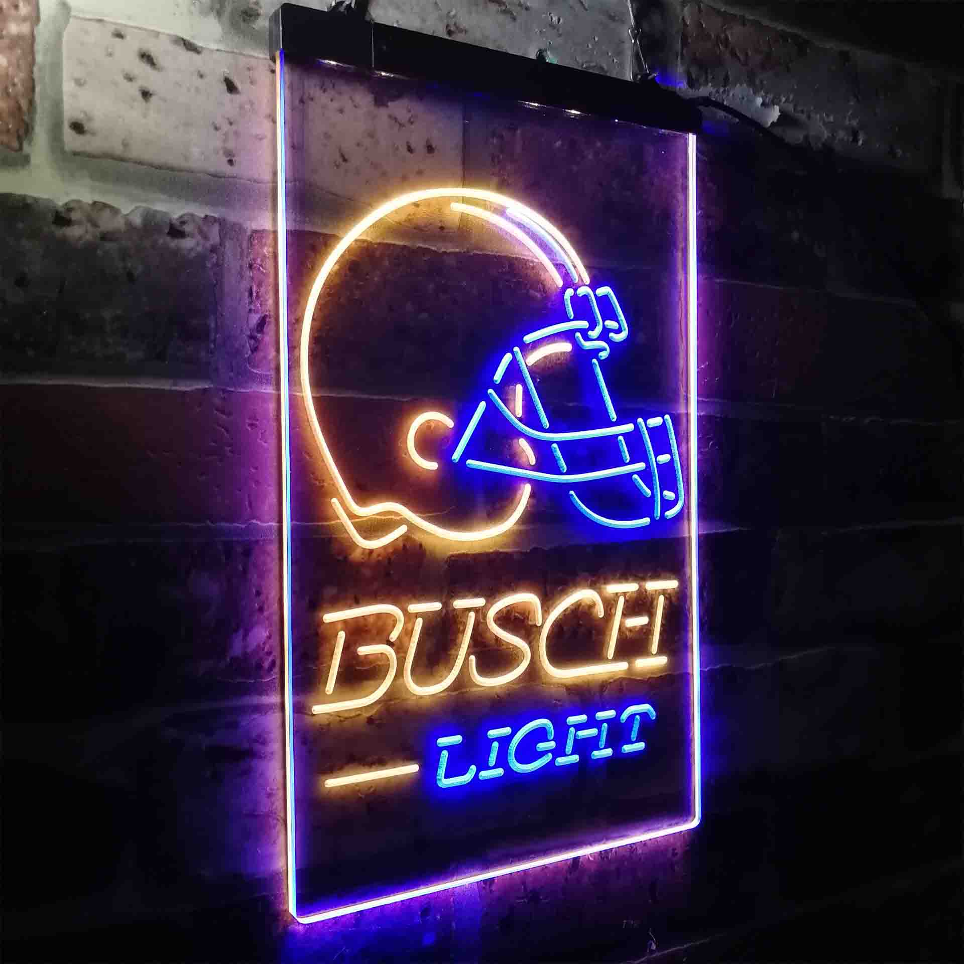 Cleveland Browns Busch Light LED Neon Sign