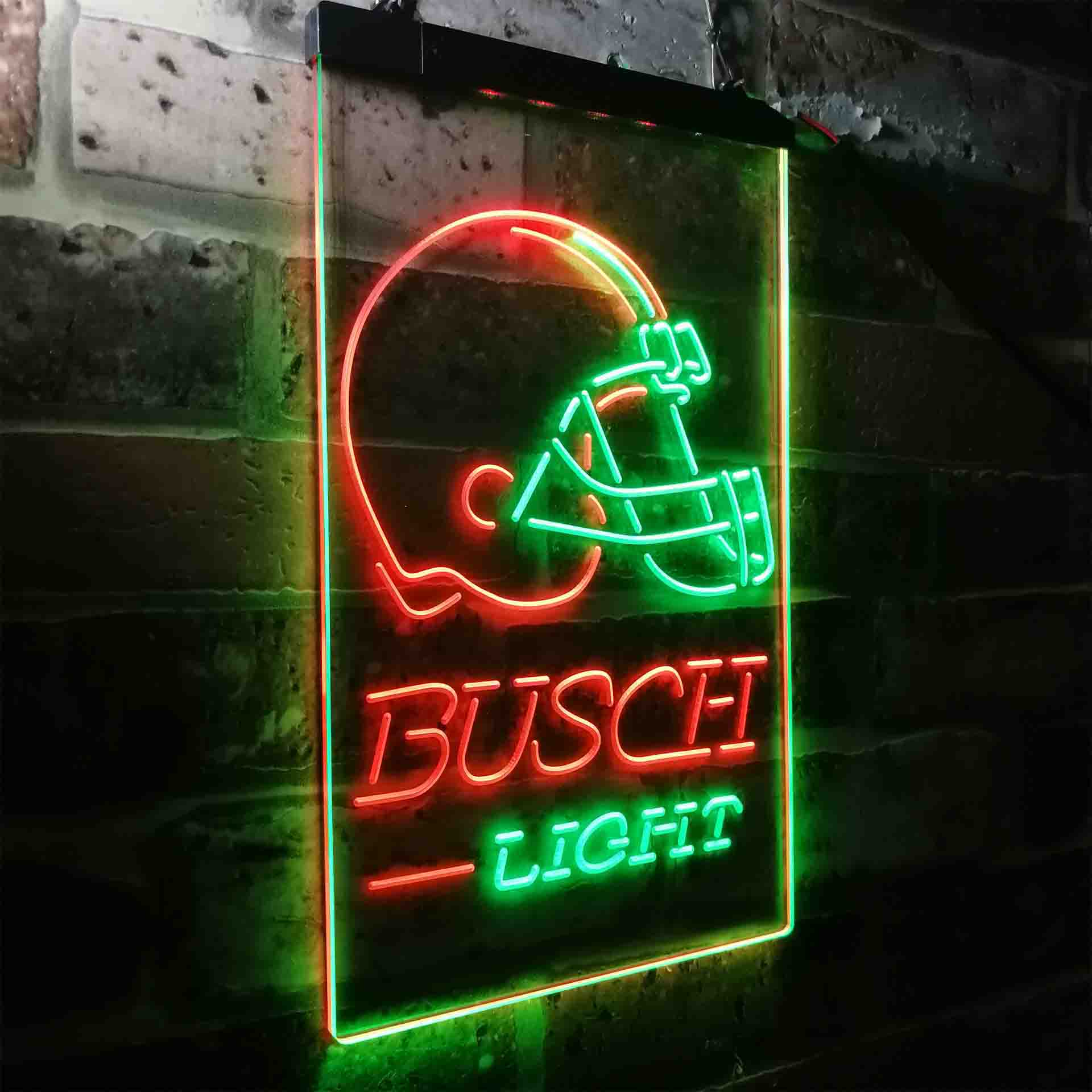 Cleveland Browns Busch Light LED Neon Sign