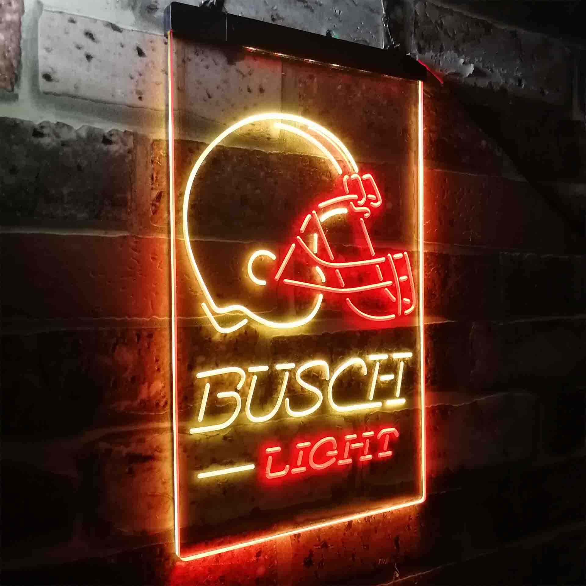 Cleveland Browns Busch Light LED Neon Sign