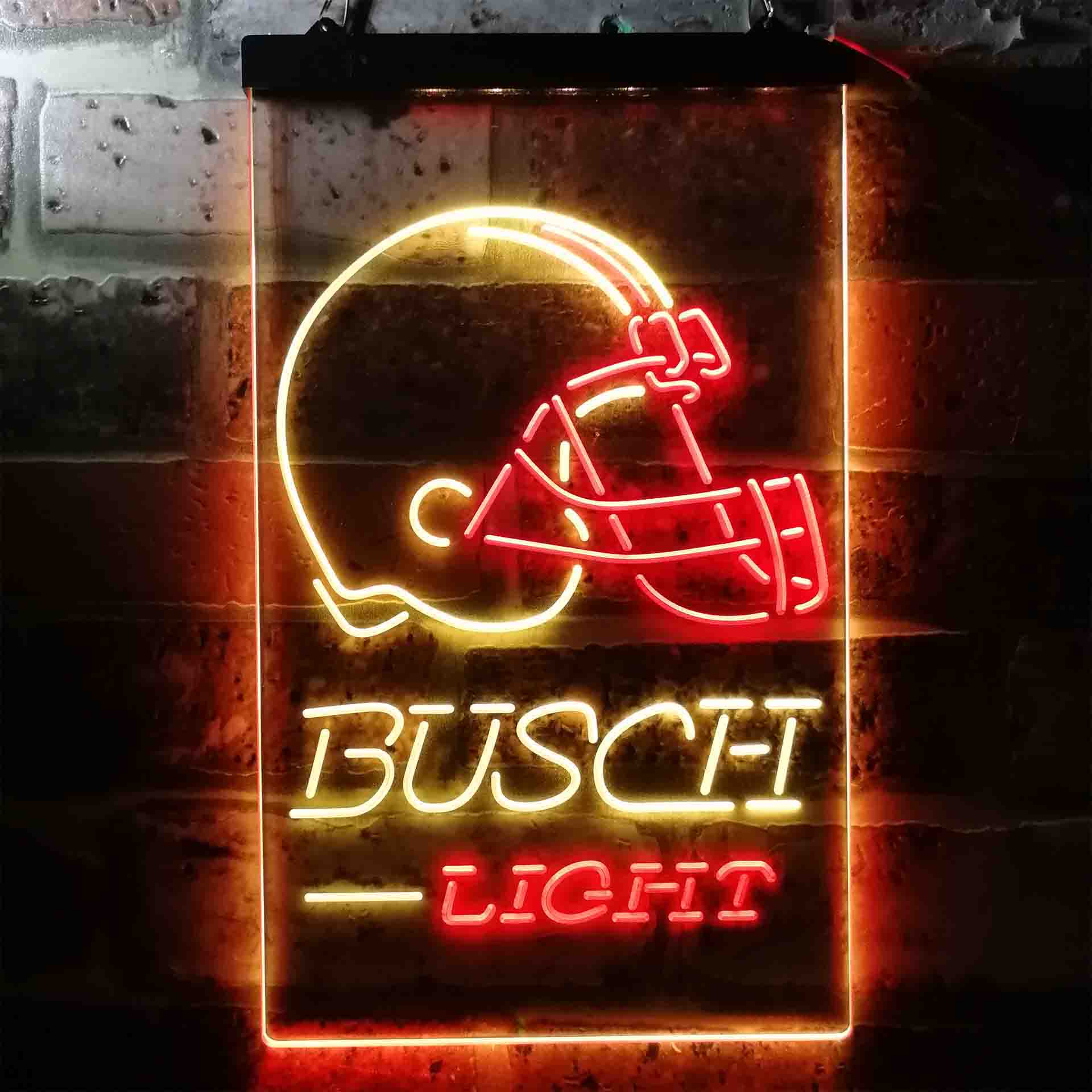 Cleveland Browns Busch Light LED Neon Sign