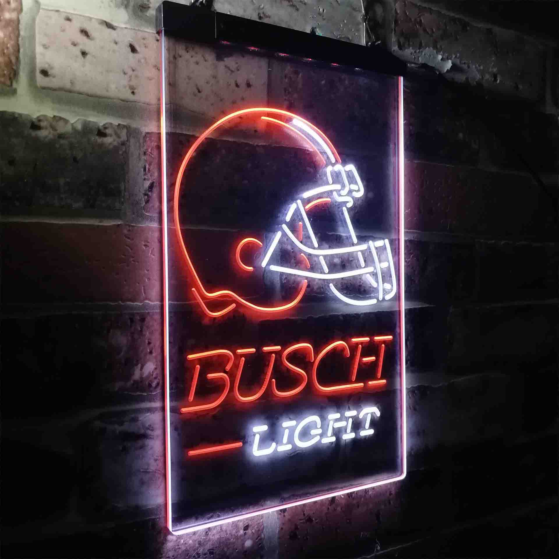 Cleveland Browns Busch Light LED Neon Sign