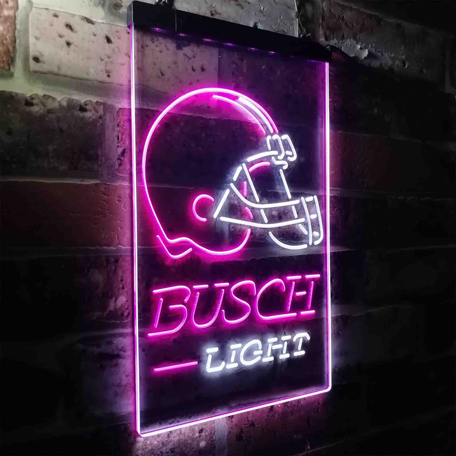 Cleveland Browns Busch Light LED Neon Sign