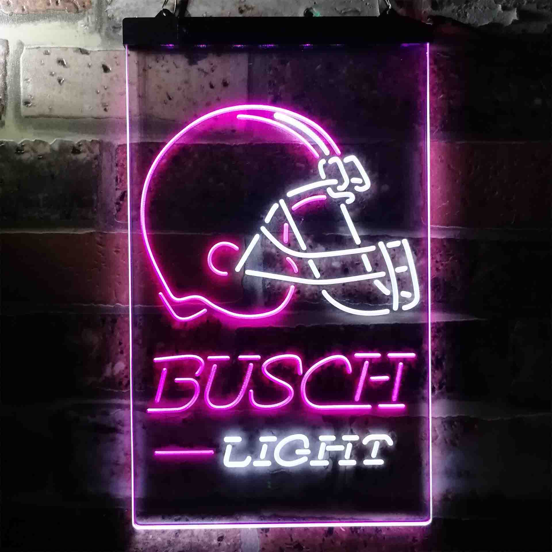 Cleveland Browns Busch Light LED Neon Sign