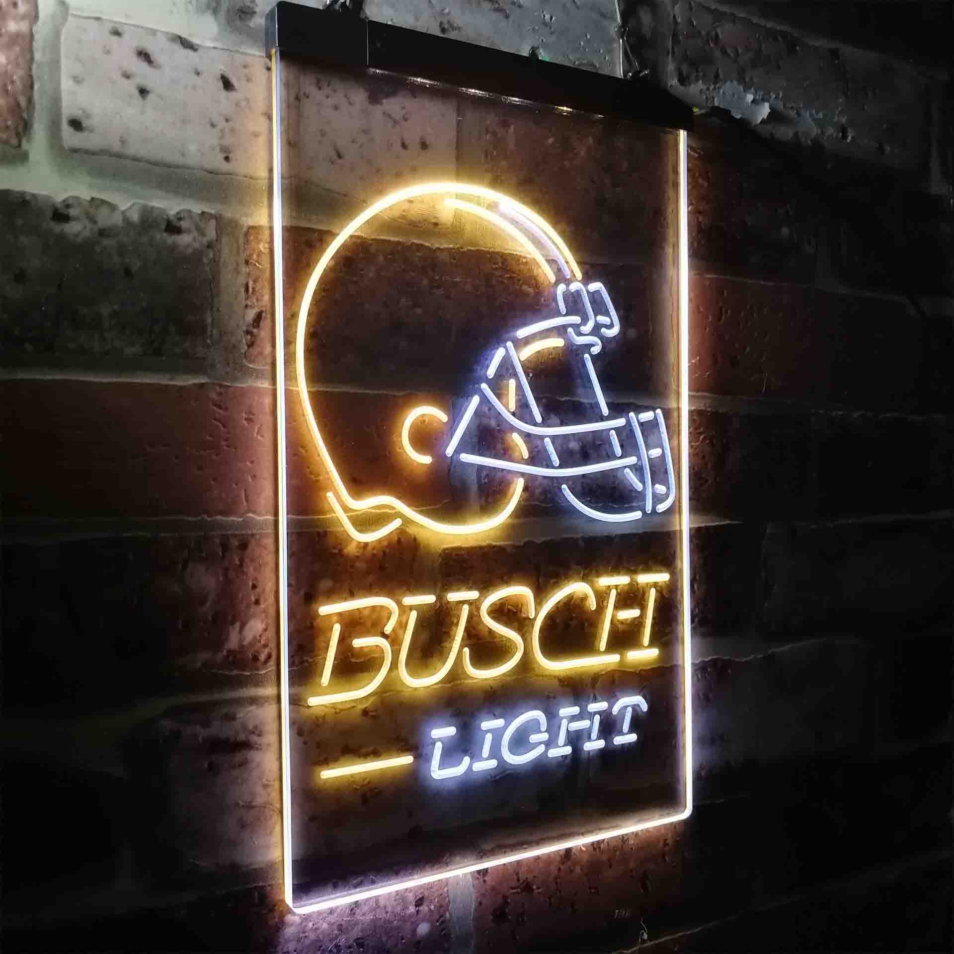 Cleveland Browns Busch Light LED Neon Sign