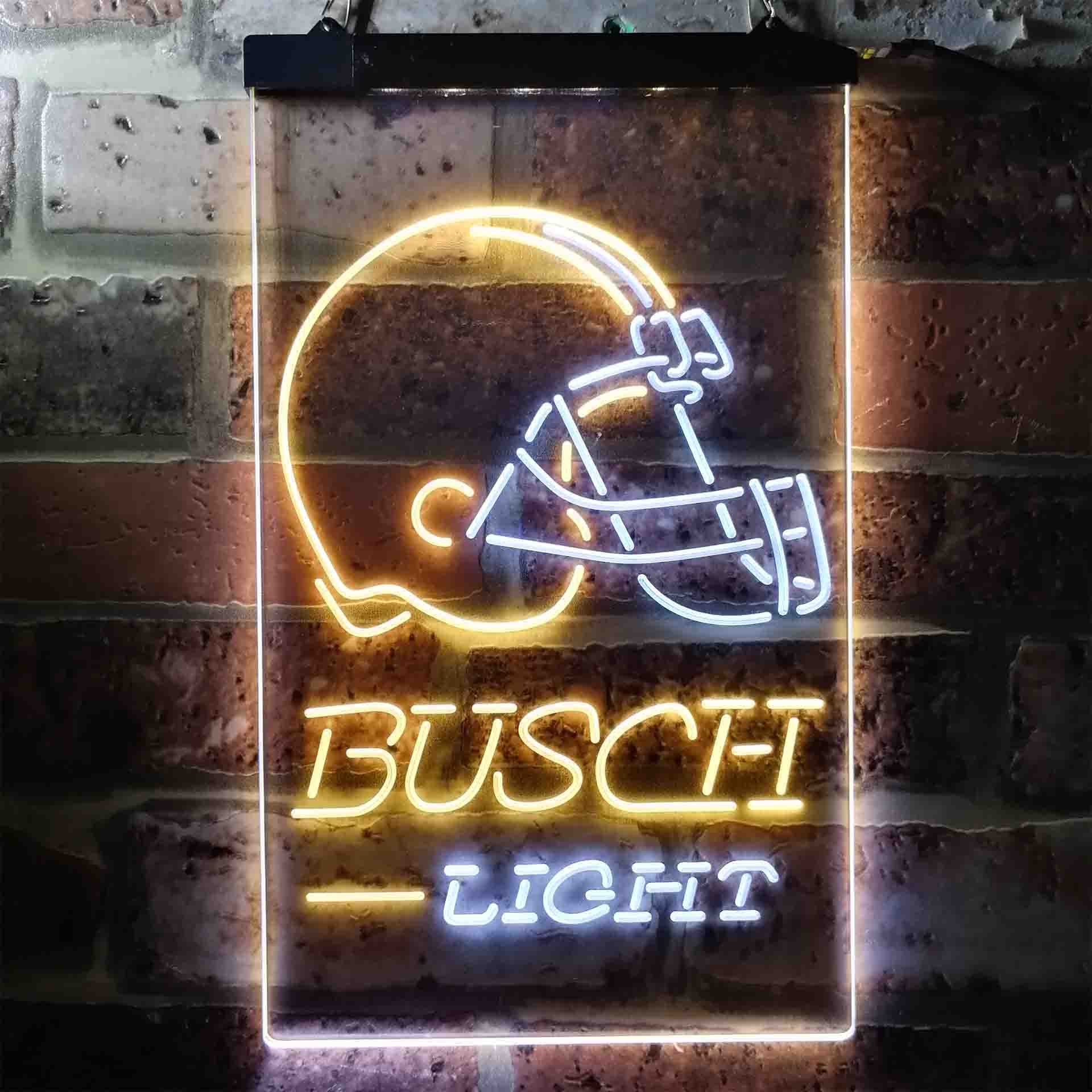 Cleveland Browns Busch Light LED Neon Sign