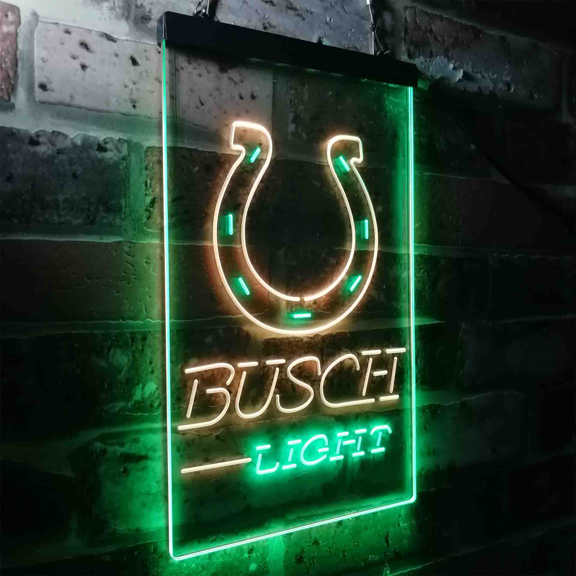 Indianapolis Colt Busch Light LED Neon Sign