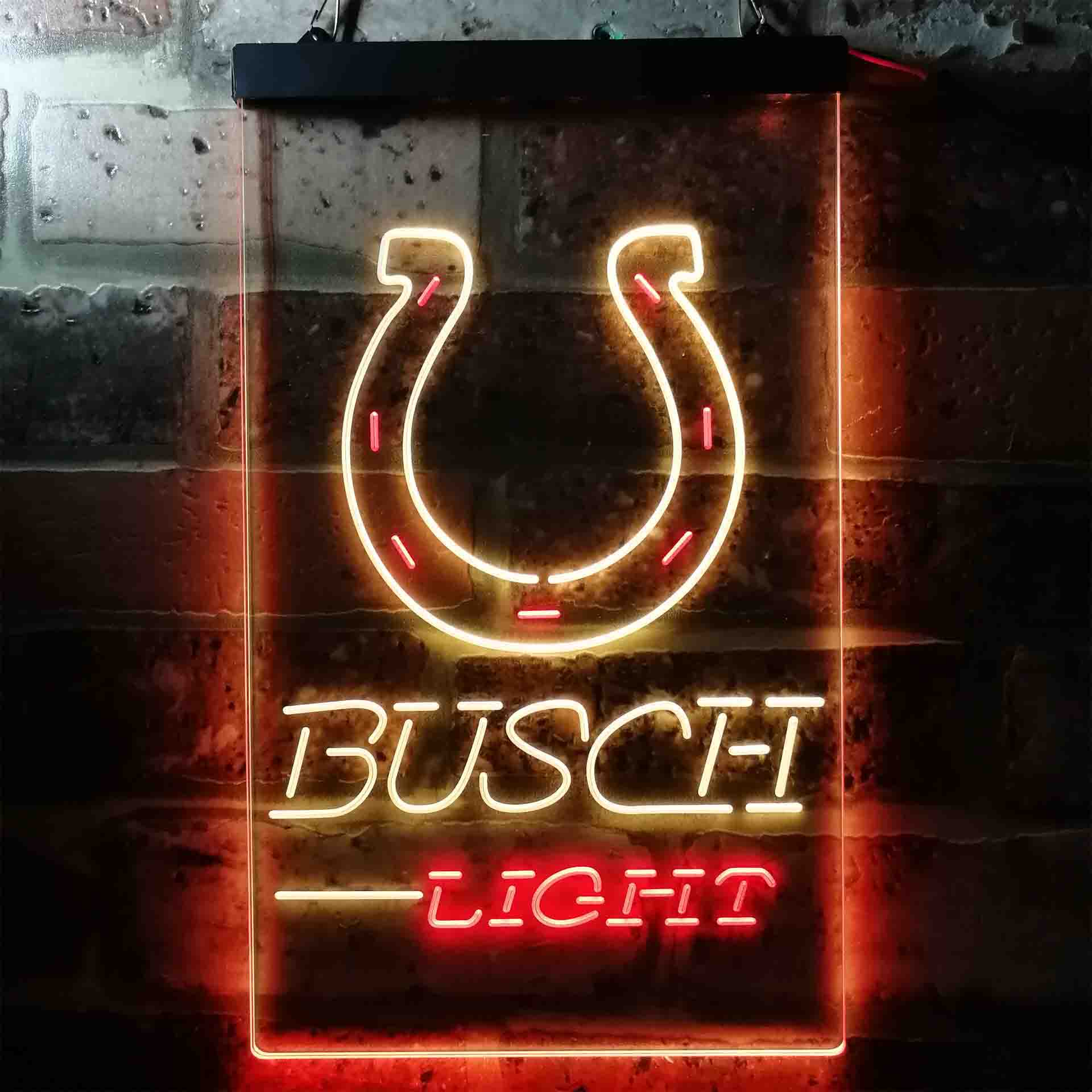 Indianapolis Colt Busch Light LED Neon Sign