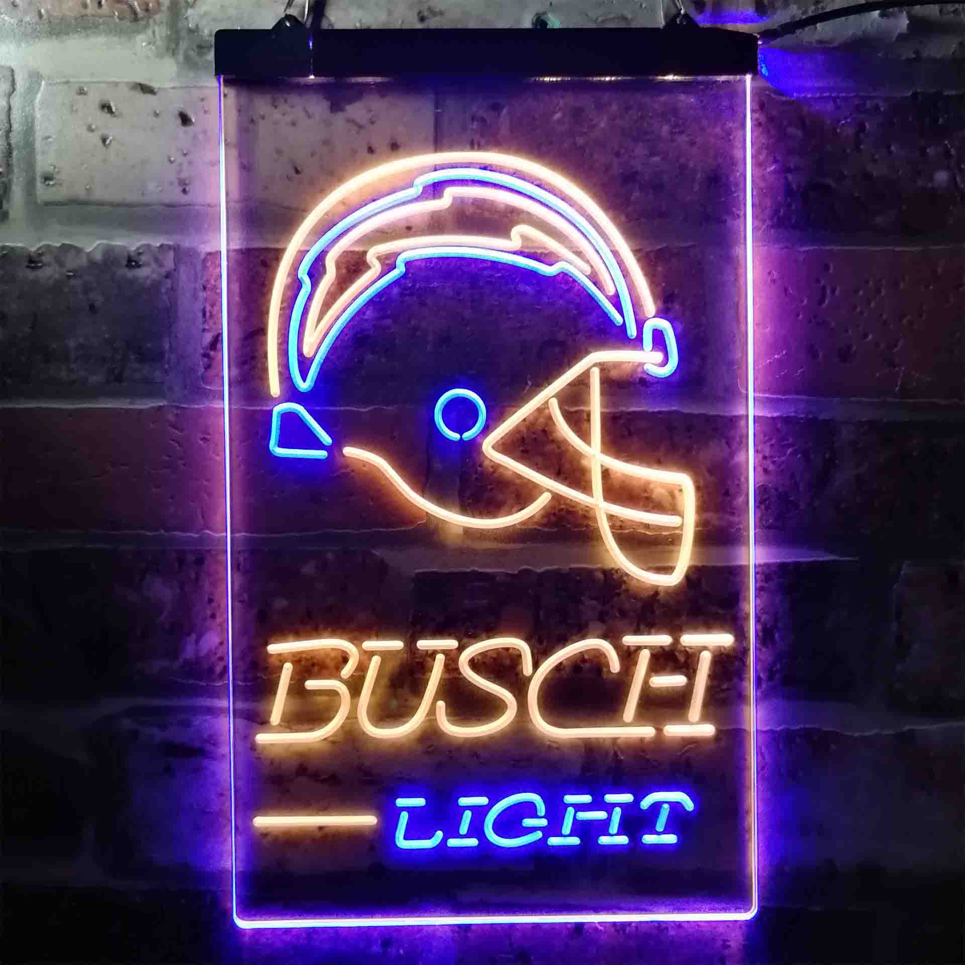 San Diego Charger Busch Light LED Neon Sign