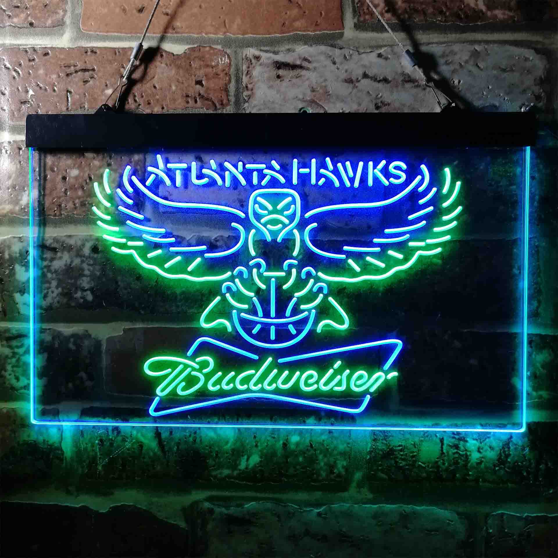 atlanta hawks nba budweiser beer LED Neon Sign