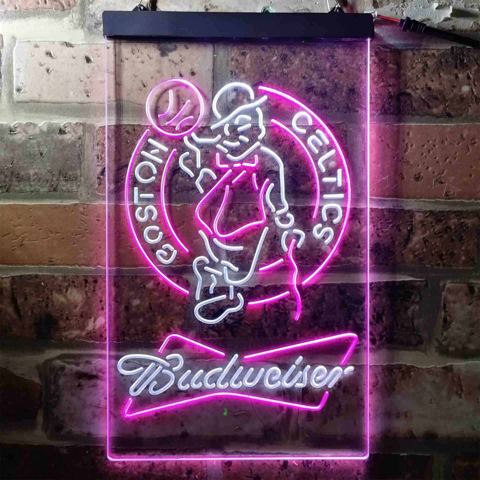 Boston Celtics Budweisers LED Neon Sign