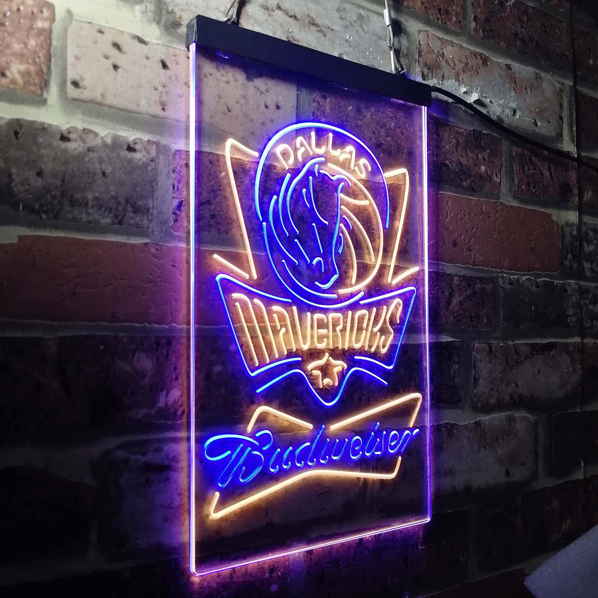 Mavericks Budweisers LED Neon Sign