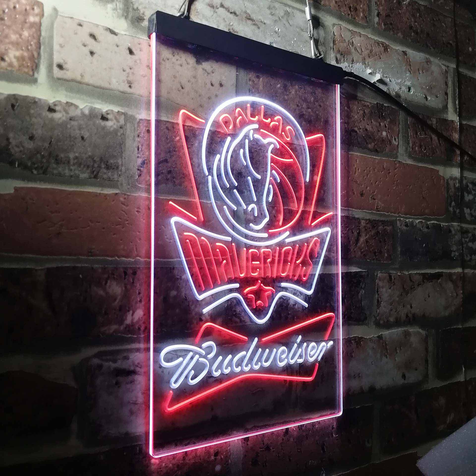 Mavericks Budweisers LED Neon Sign