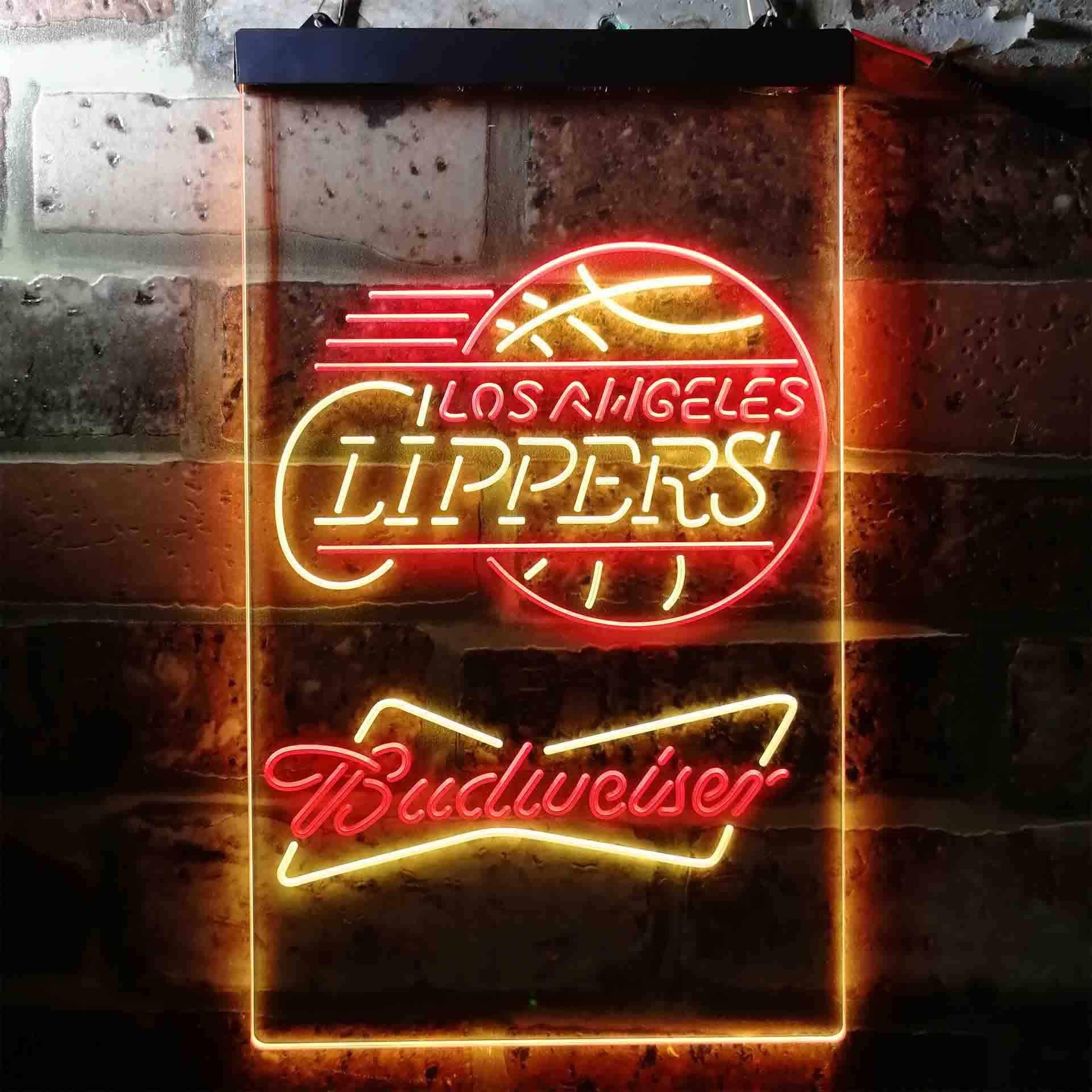 Angeles Clippers Budweiser  LED Neon Sign