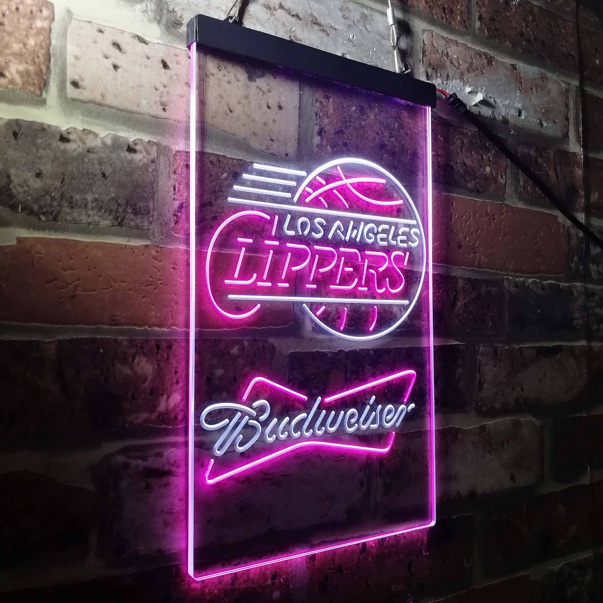 Angeles Clippers Budweiser  LED Neon Sign