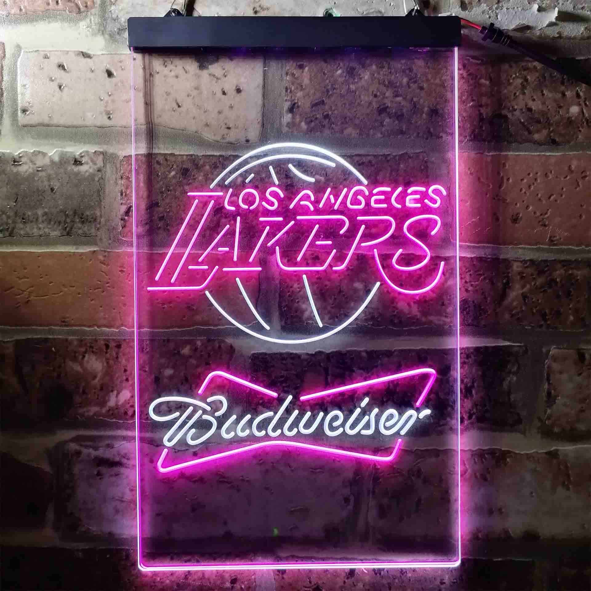 Los Angeles Lakers Budweise LED Neon Sign