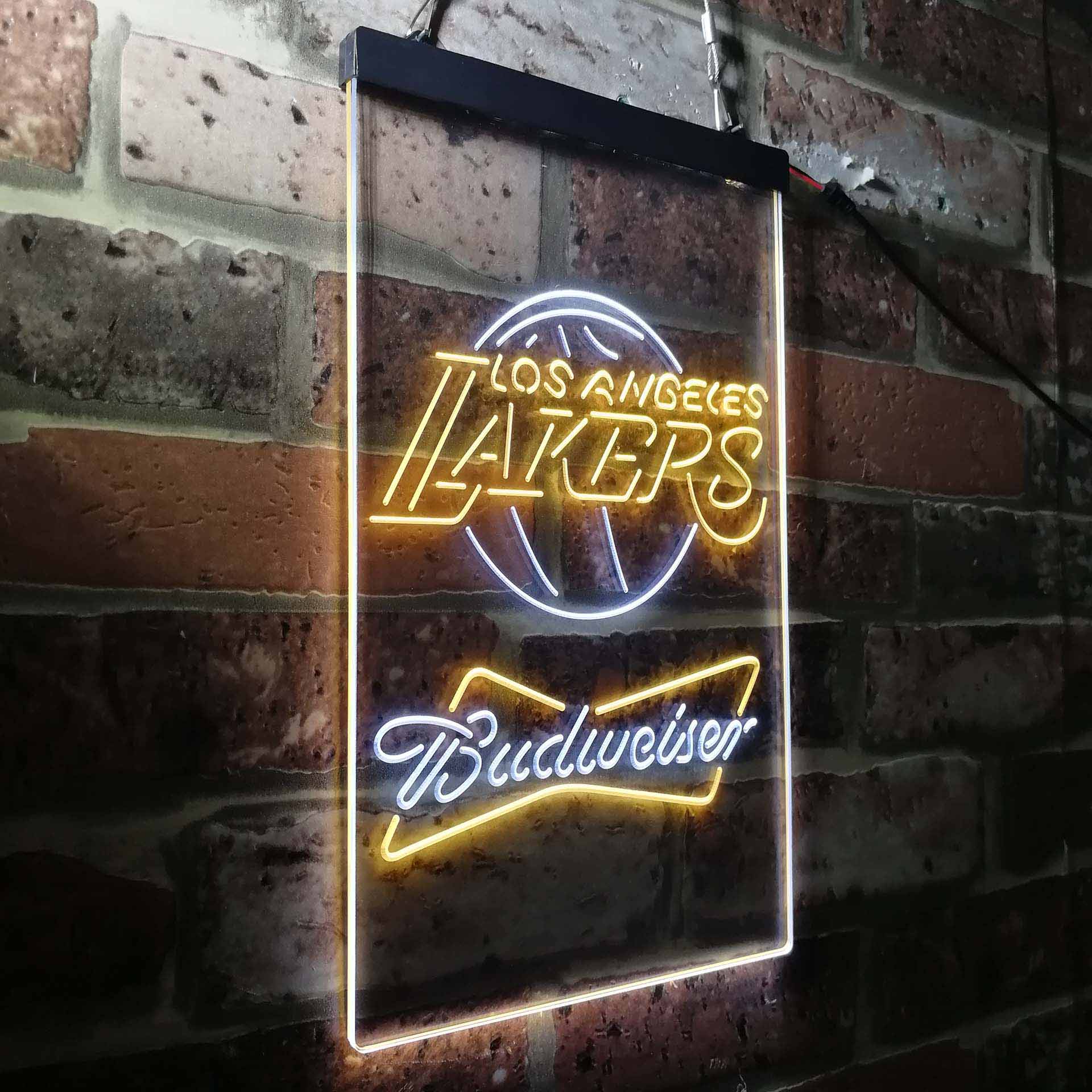 Los Angeles Lakers Budweise LED Neon Sign