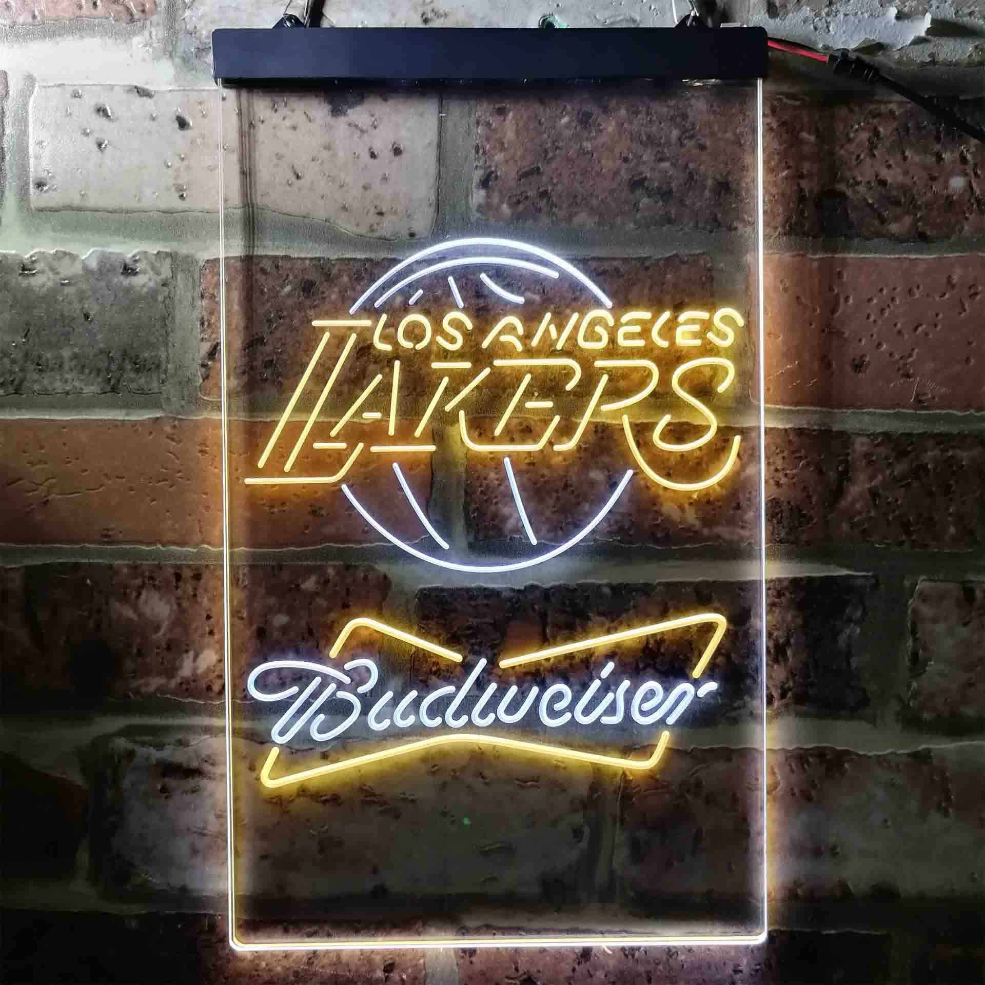 Los Angeles Lakers Budweise LED Neon Sign