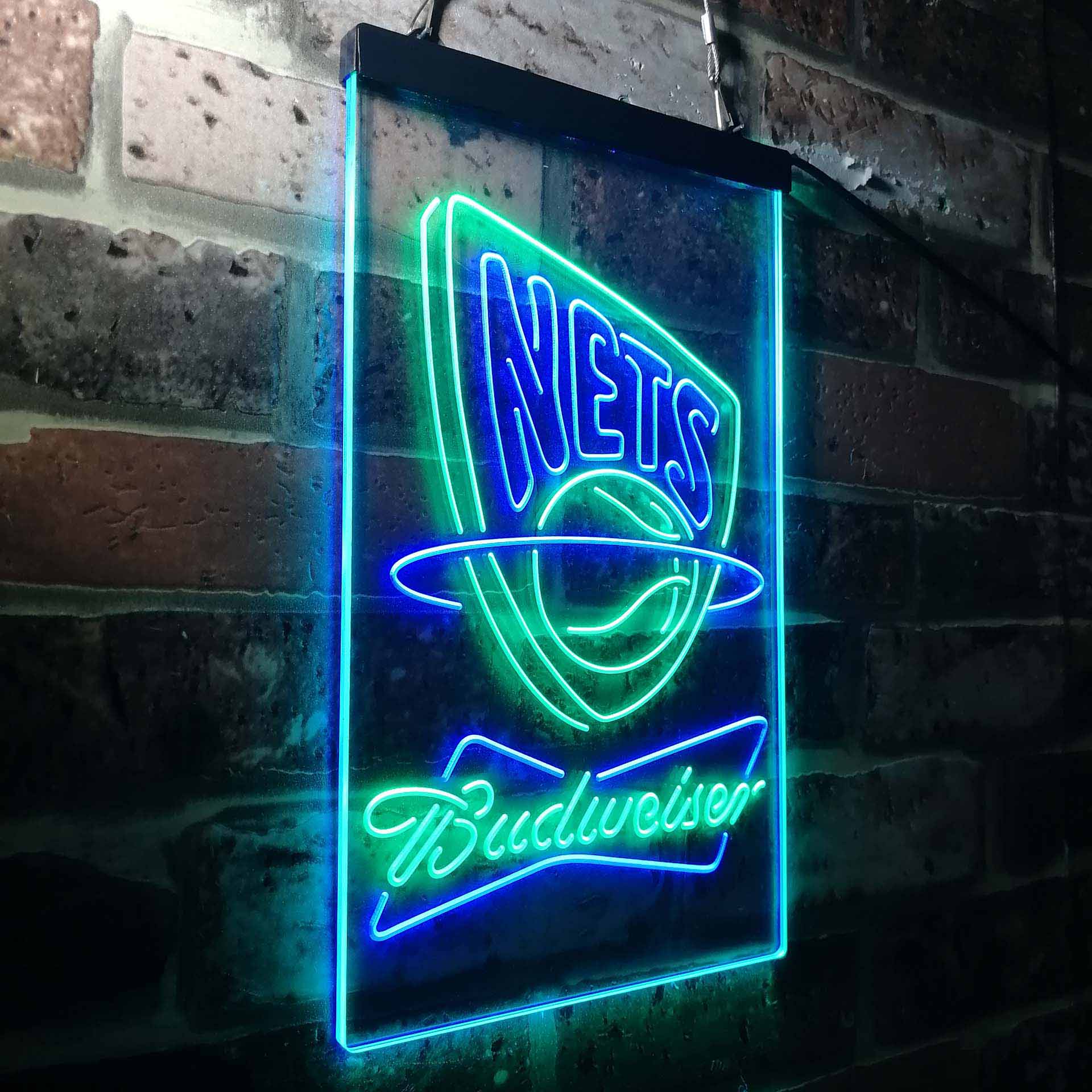 New Jersey Nets Budweiser LED Neon Sign