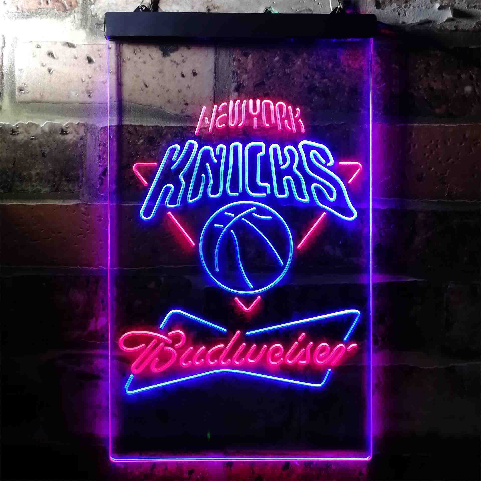 New York Knicks Budweiser LED Neon Sign