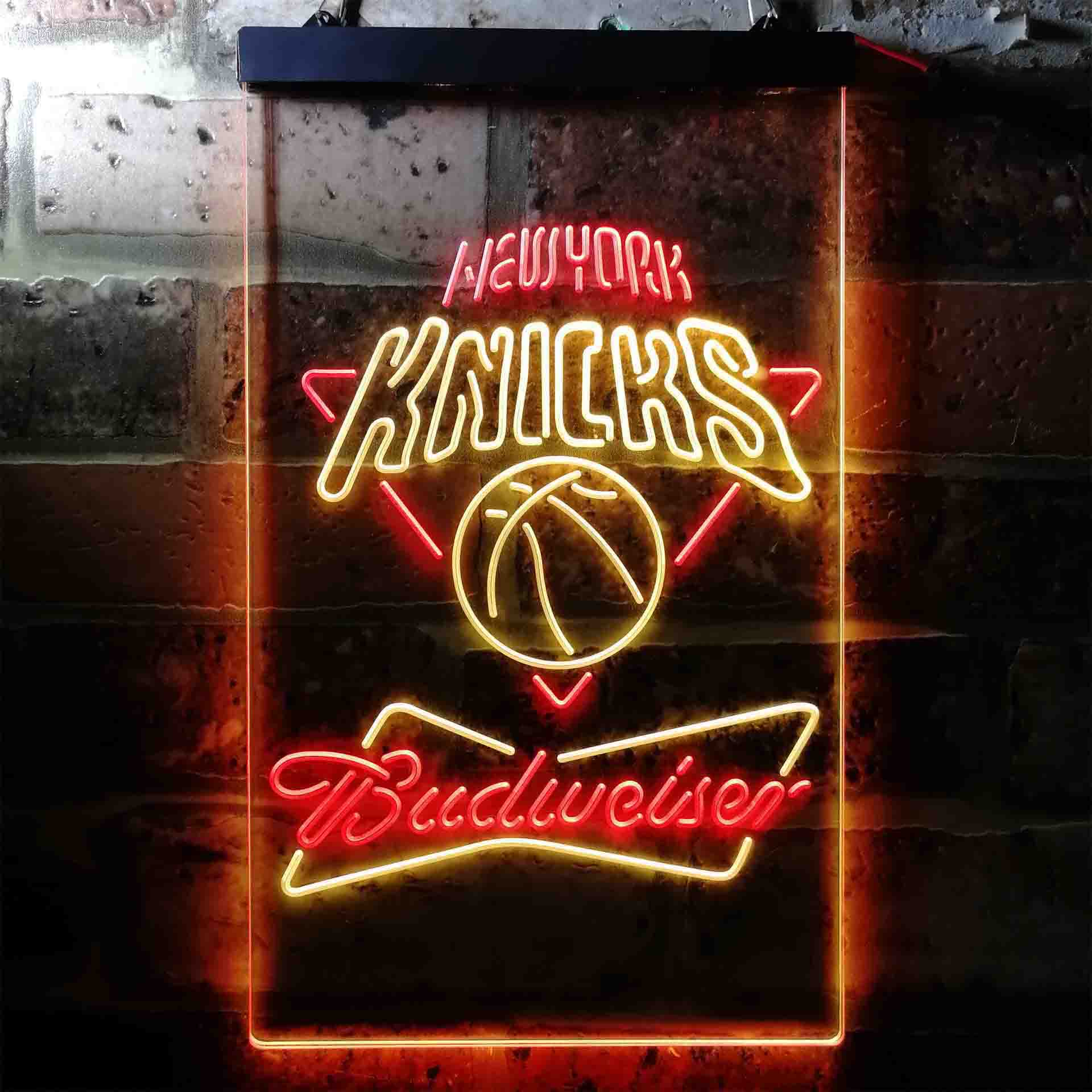 New York Knicks Budweiser LED Neon Sign