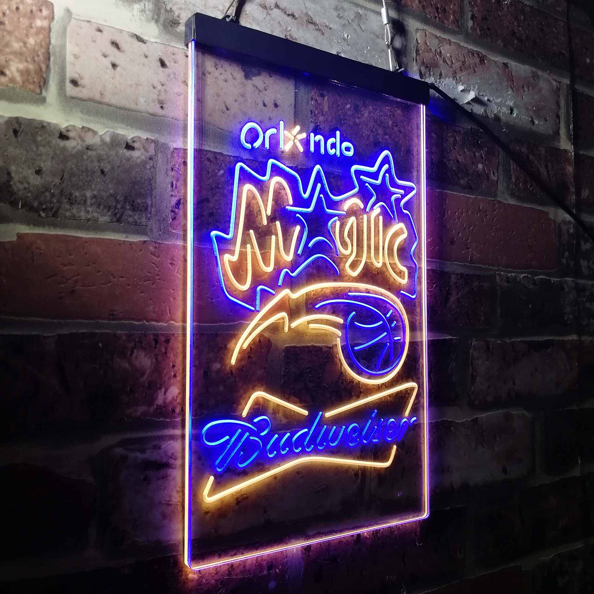 Orlando Magic Budweiser Beer LED Neon Sign