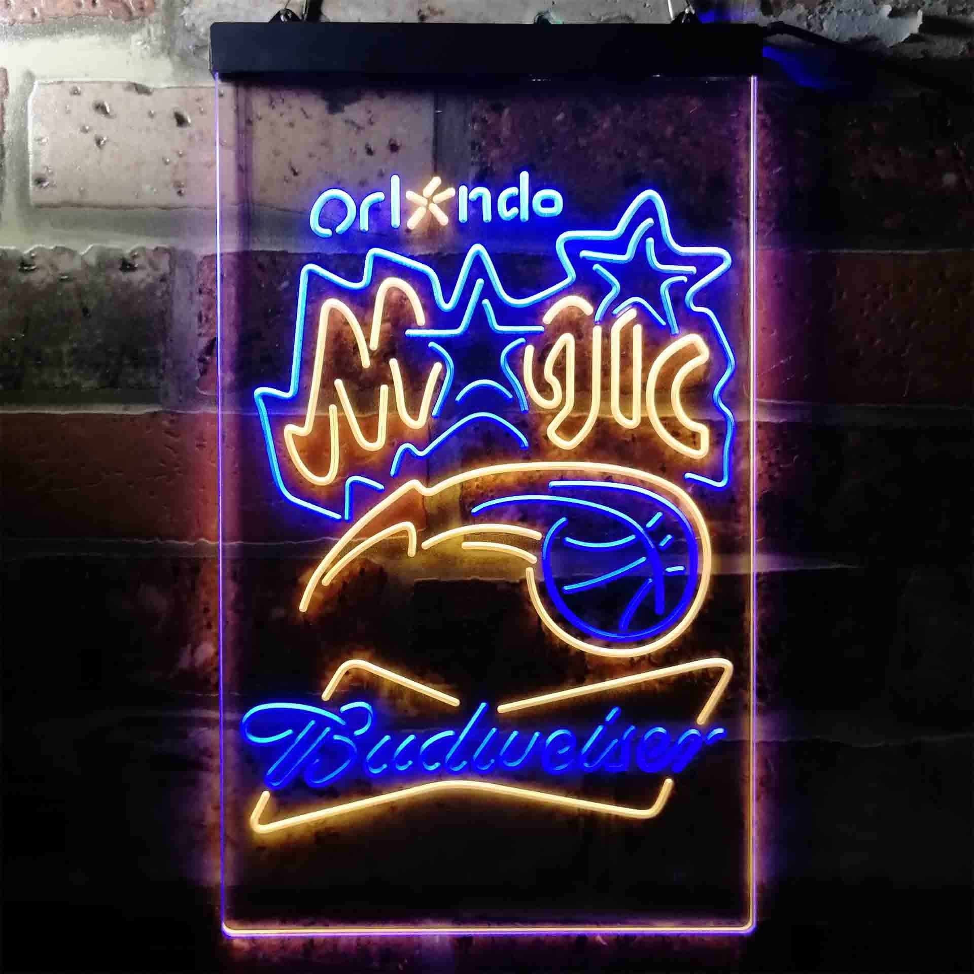 Orlando Magic Budweiser Beer LED Neon Sign