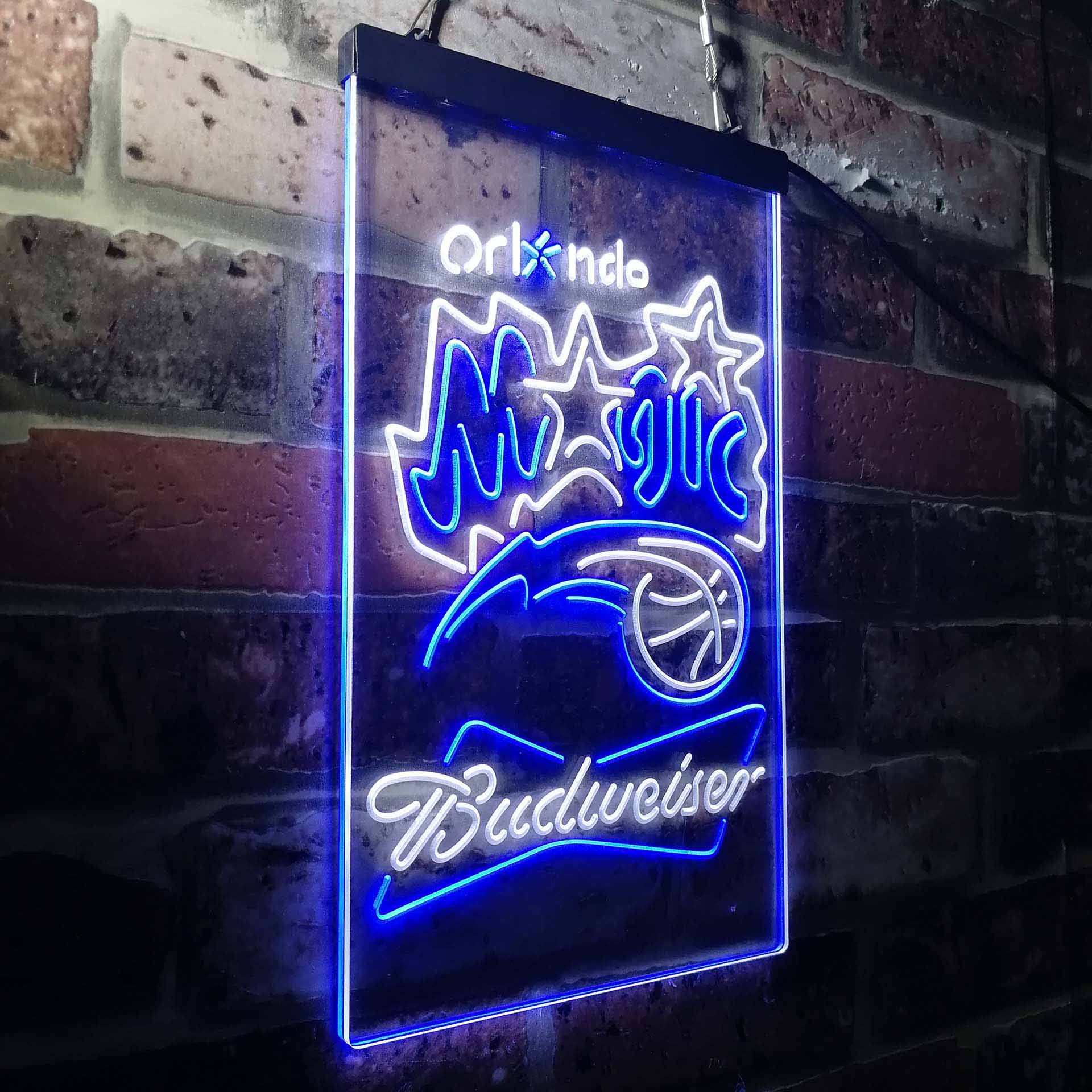 Orlando Magic Budweiser Beer LED Neon Sign