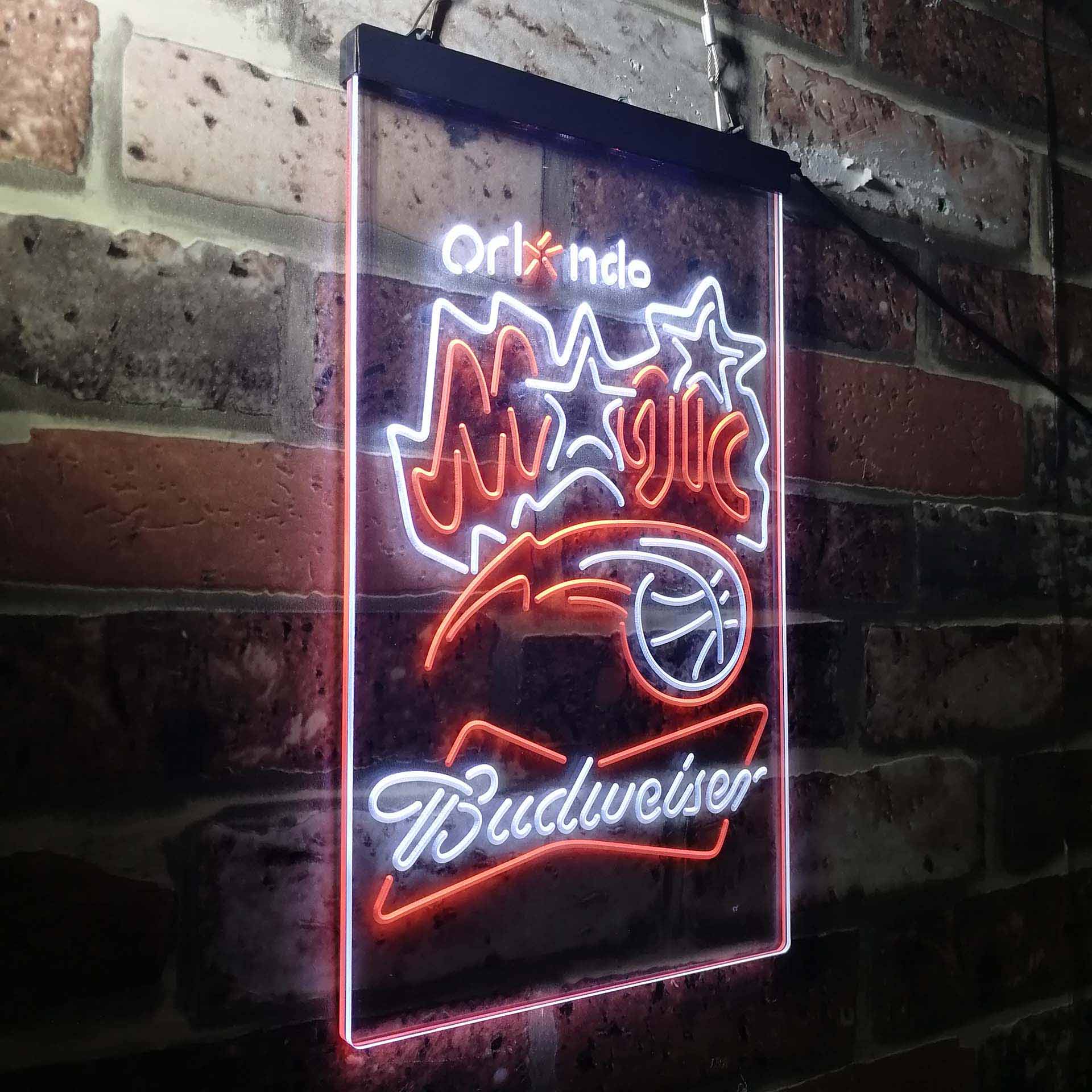 Orlando Magic Budweiser Beer LED Neon Sign