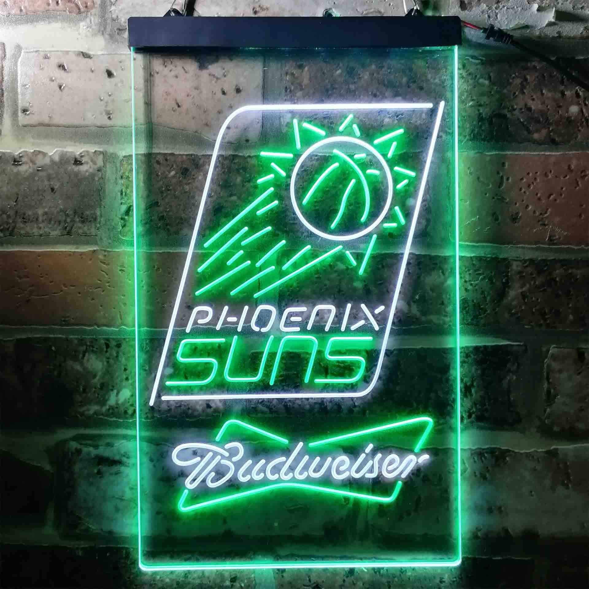 Phoenix Suns Budweiser Beer LED Neon Sign