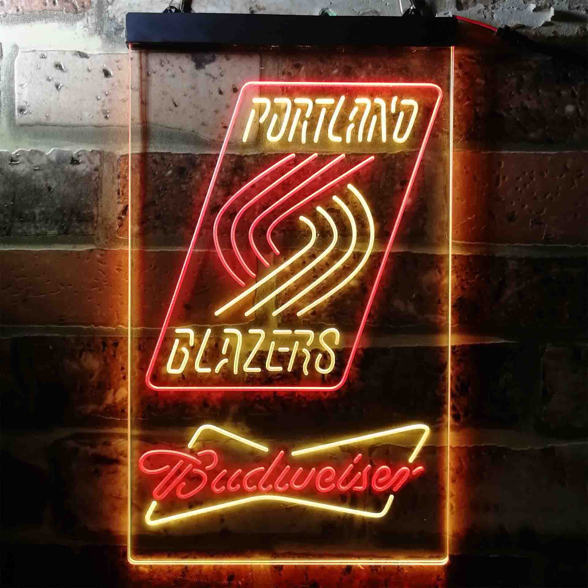 Portlands League Club Trail Basketball Souvenir Budweisers Blazers LED Neon Sign