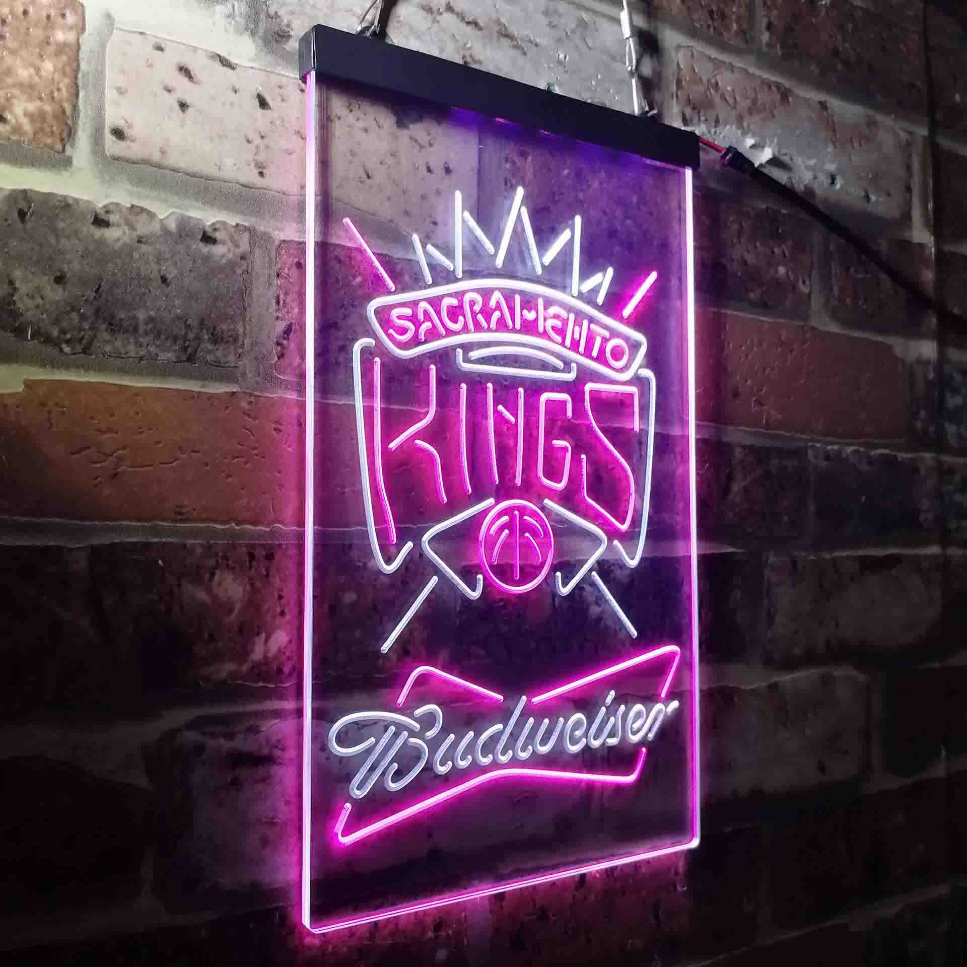 sacramento kings Budweisers LED Neon Sign