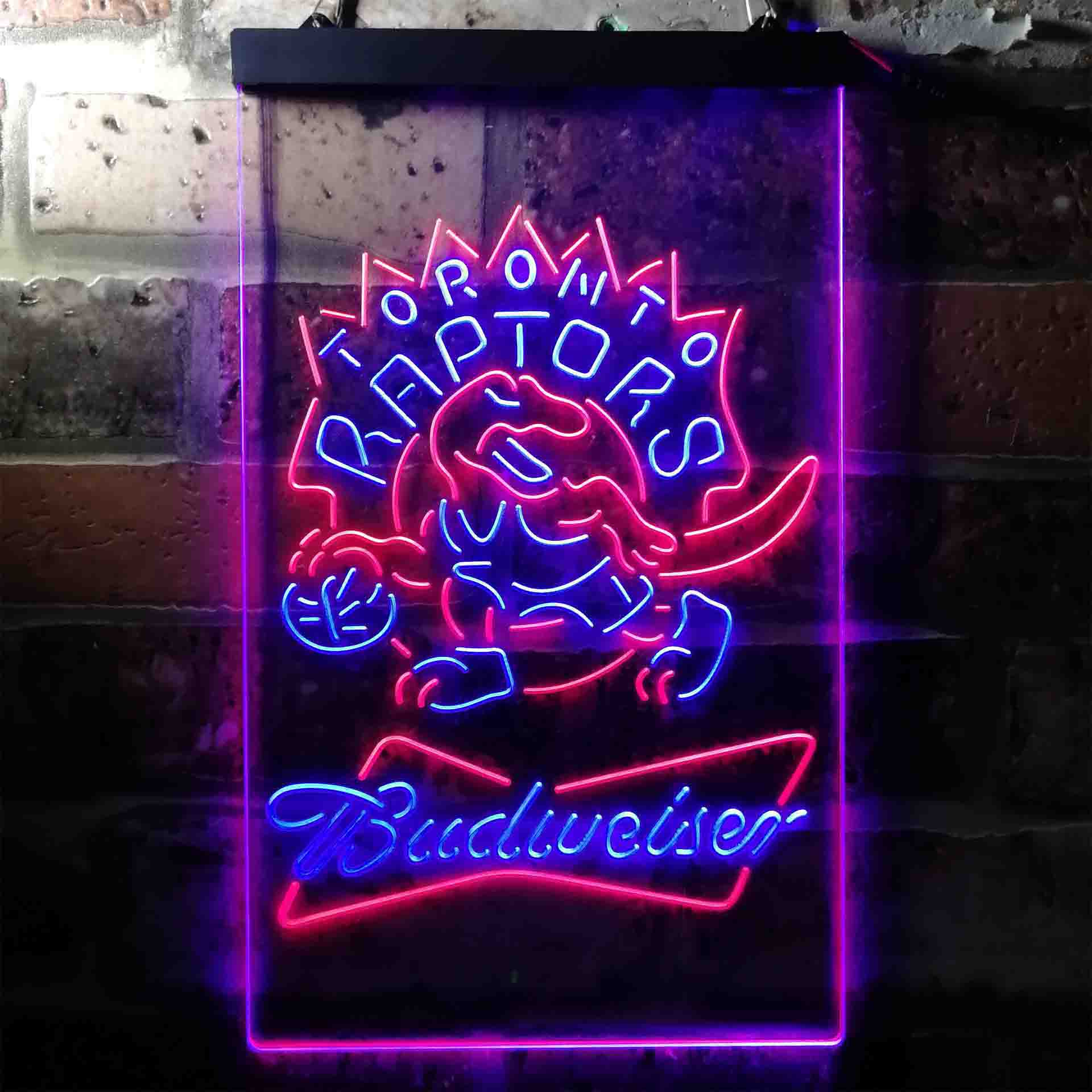 toronto raptors Budweisers LED Neon Sign