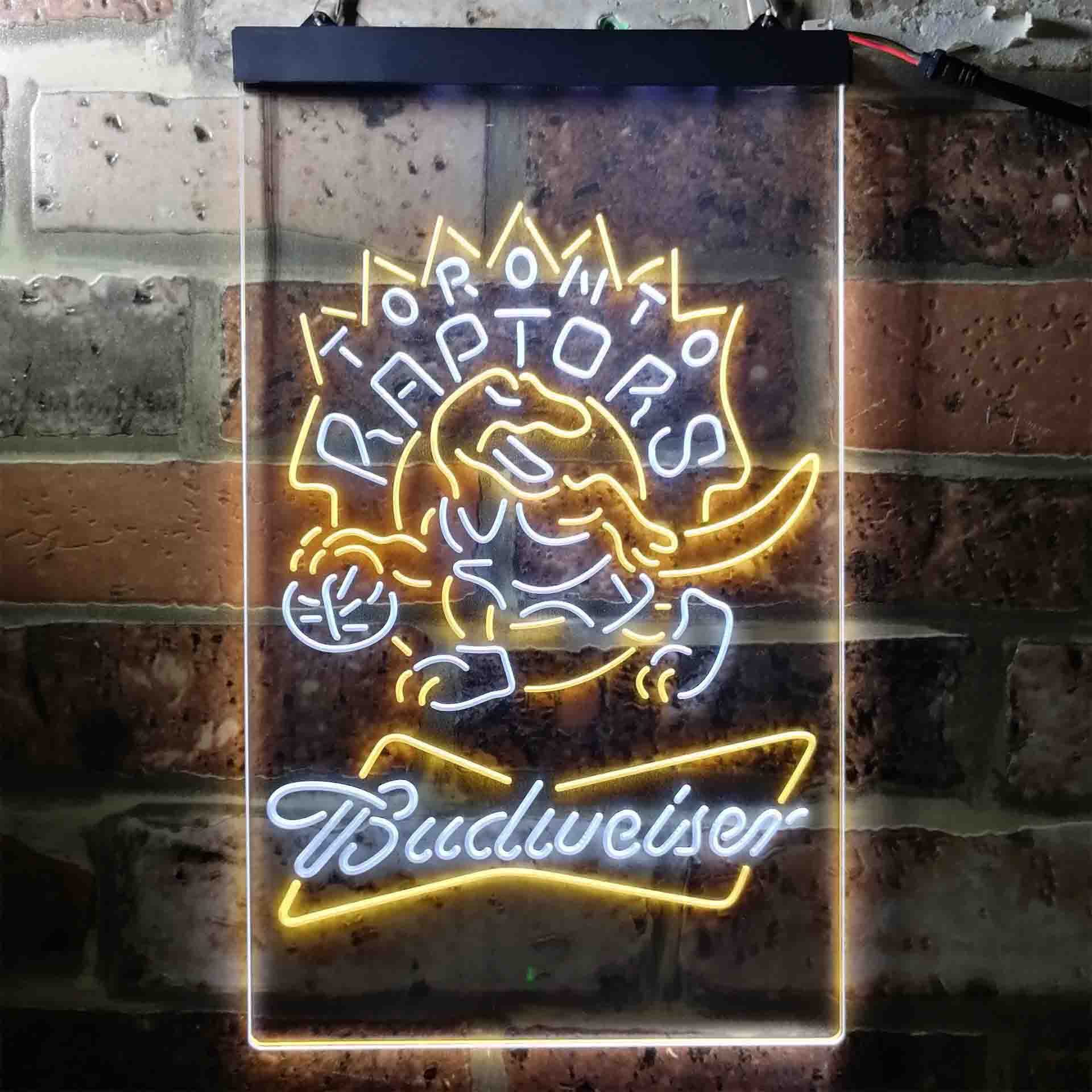 toronto raptors Budweisers LED Neon Sign
