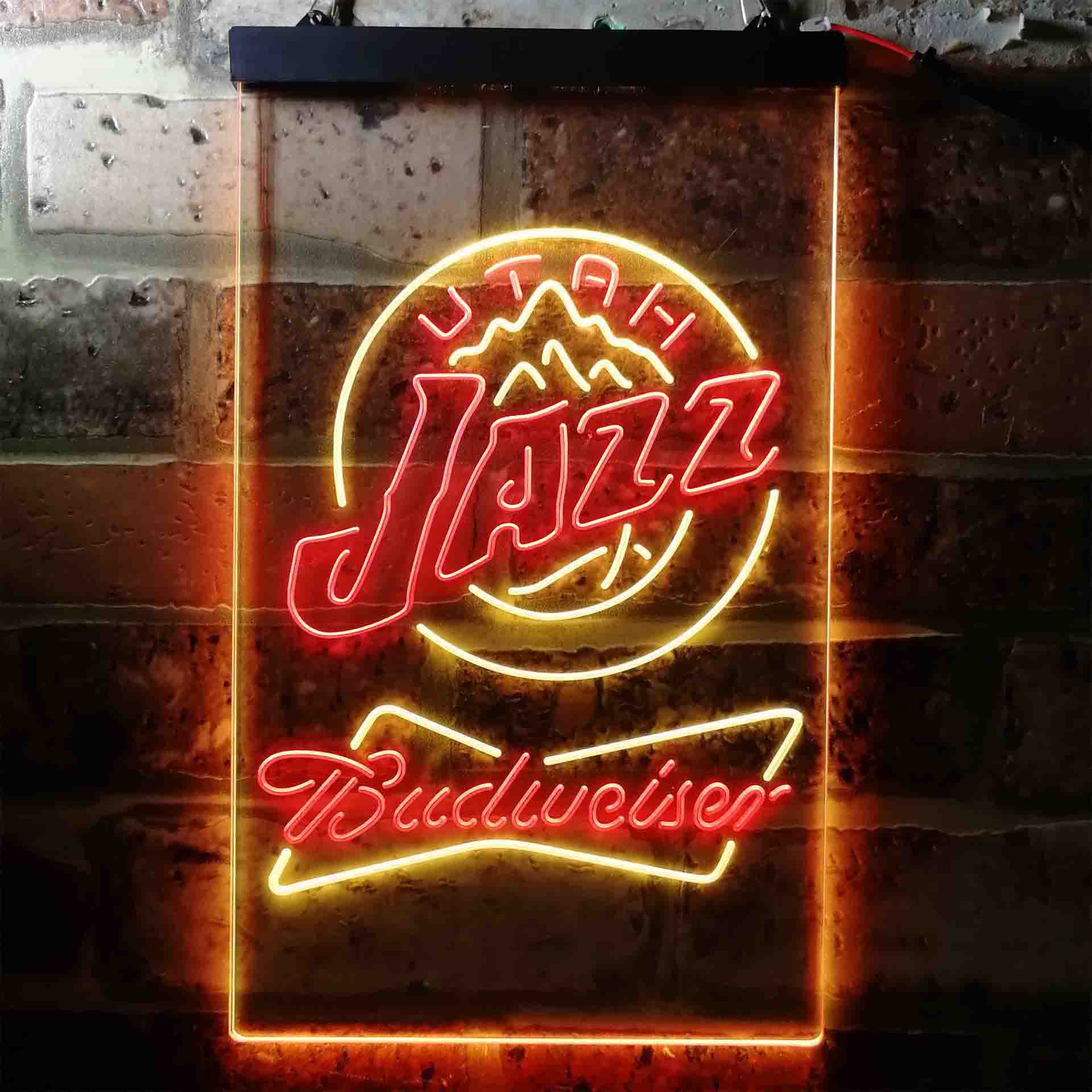 utah jazz budweiser beer LED Neon Sign