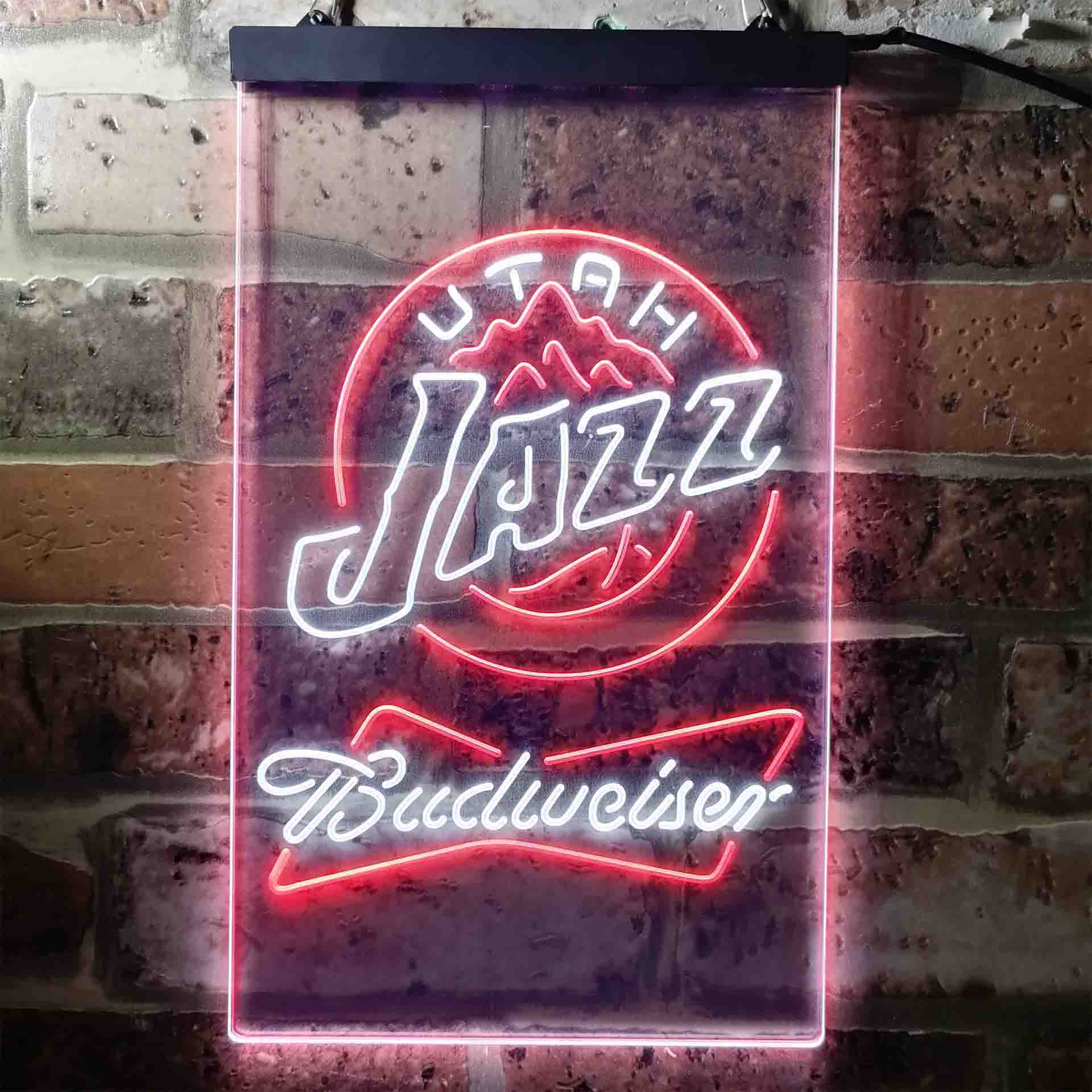 utah jazz budweiser beer LED Neon Sign
