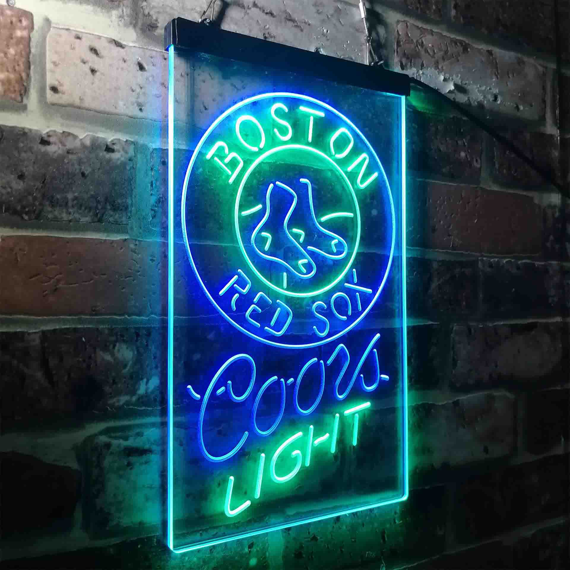 Boston Red Sox Coors Light LED Neon Sign