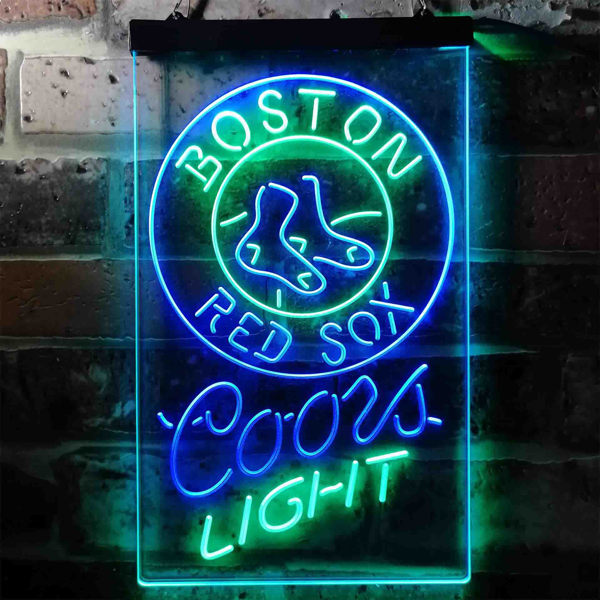Boston Red Sox Coors Light LED Neon Sign