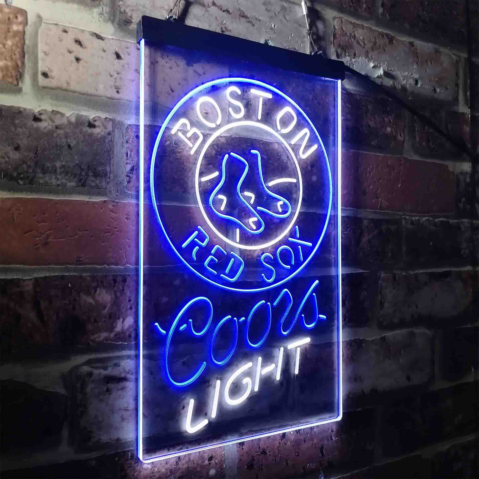 Coors Light Beer Baseball BRS LED Neon Sign