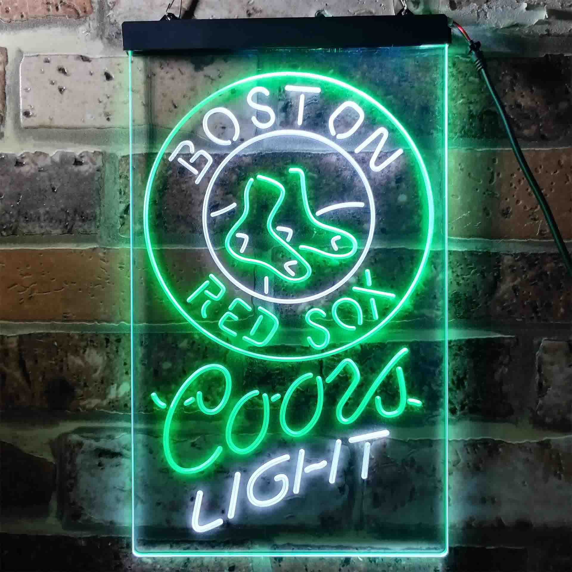 Boston Red Sox Coors Light LED Neon Sign