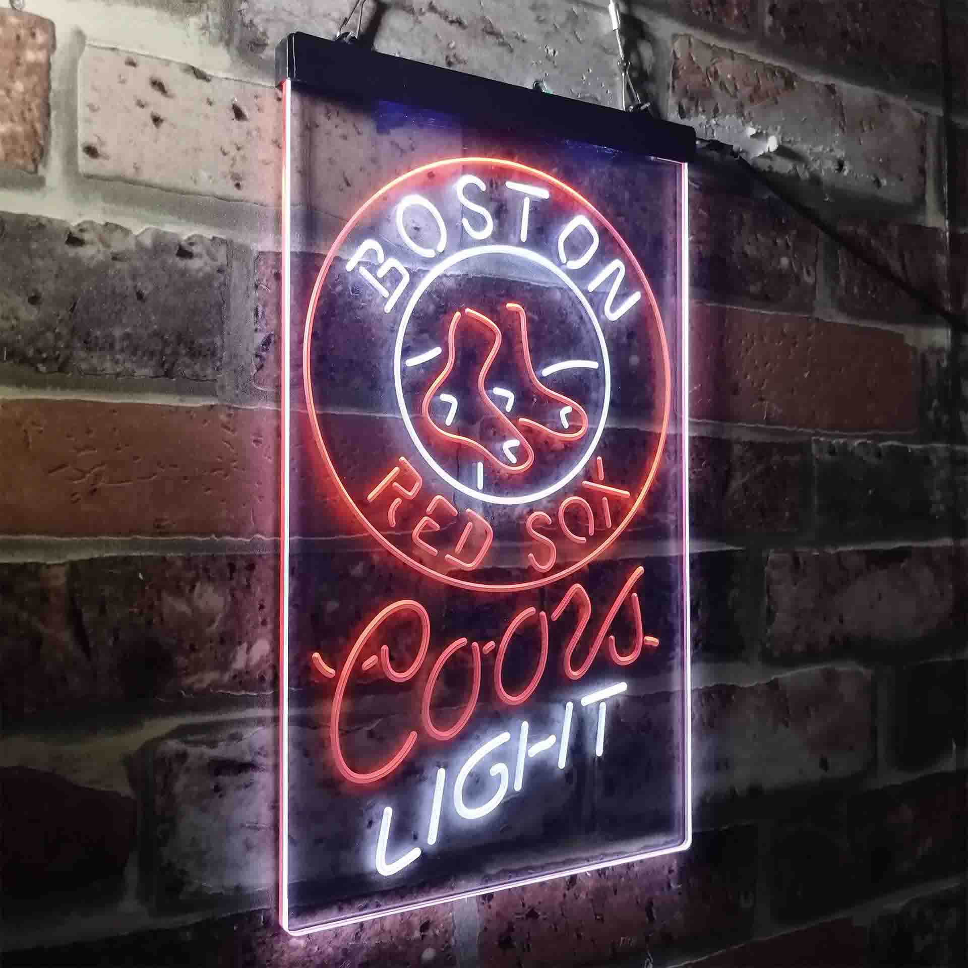 Boston Red Sox Coors Light LED Neon Sign