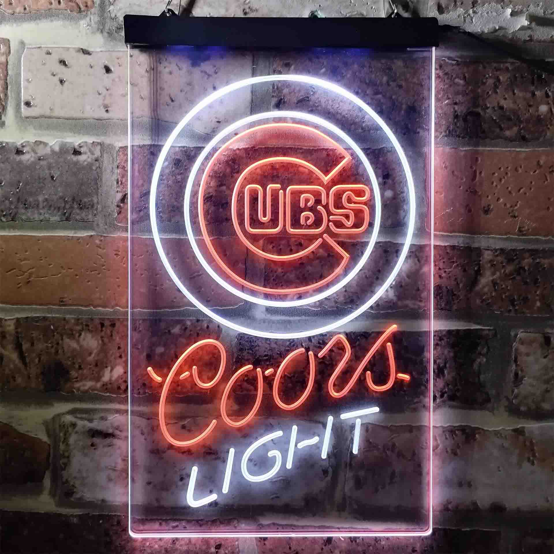 Chicago Cubs Coors Light LED Neon Sign