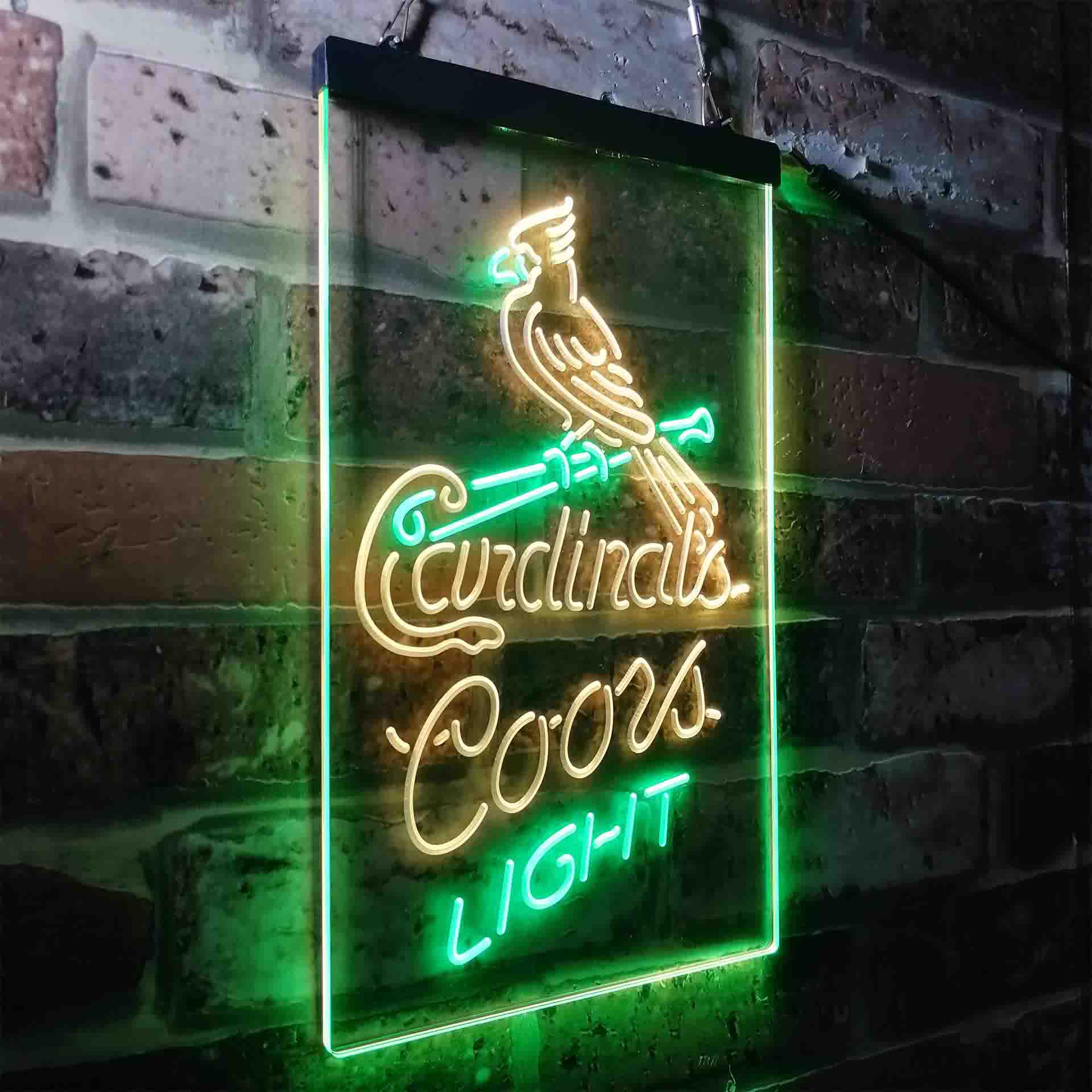 St Louis Cardinals Coors Light LED Neon Sign