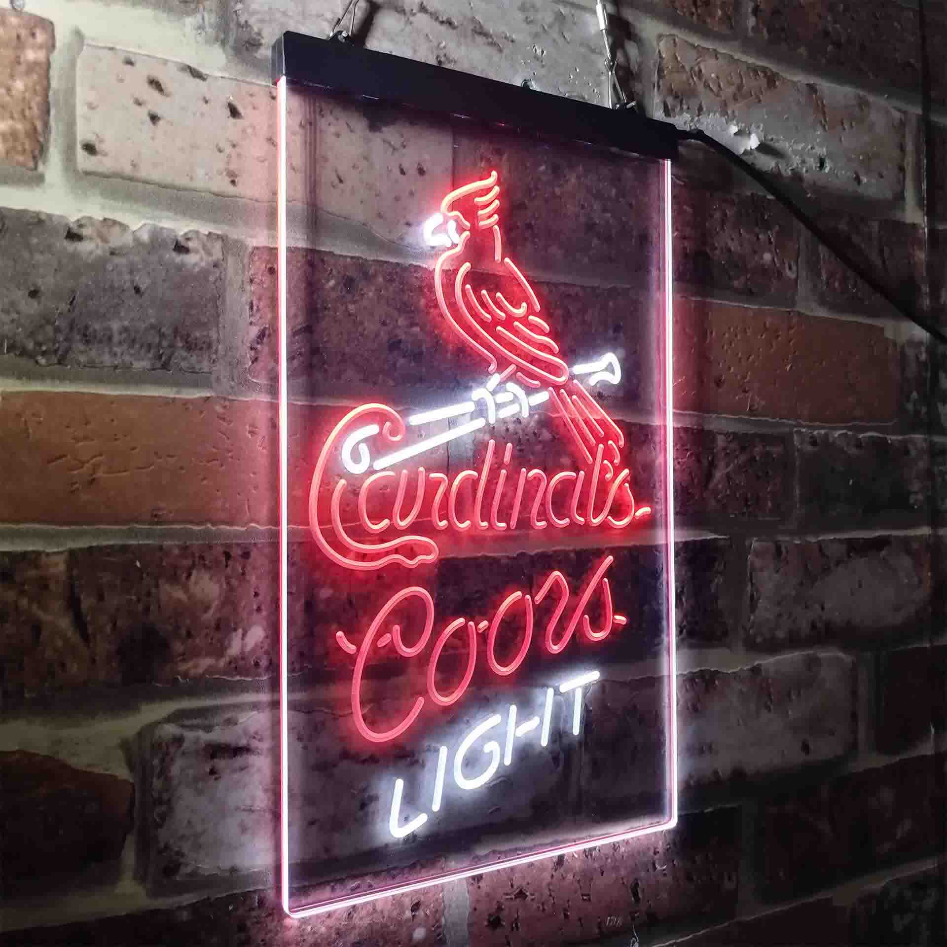 St Louis Cardinals Coors Light LED Neon Sign