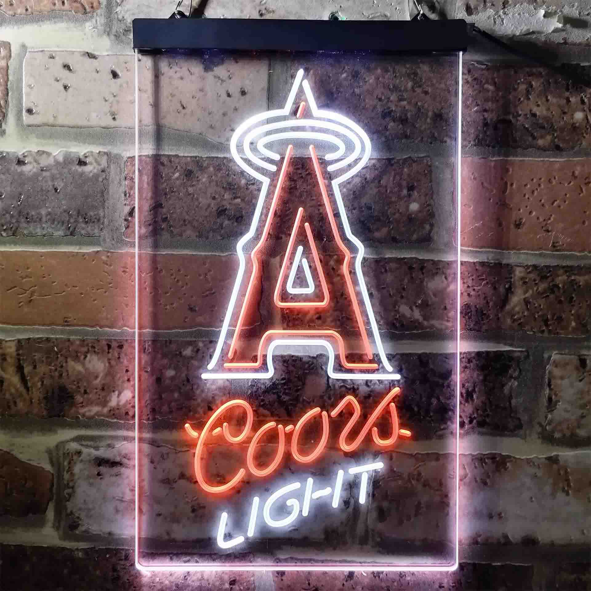 Los Angeles Anaheim Angels Coors Light LED Neon Sign
