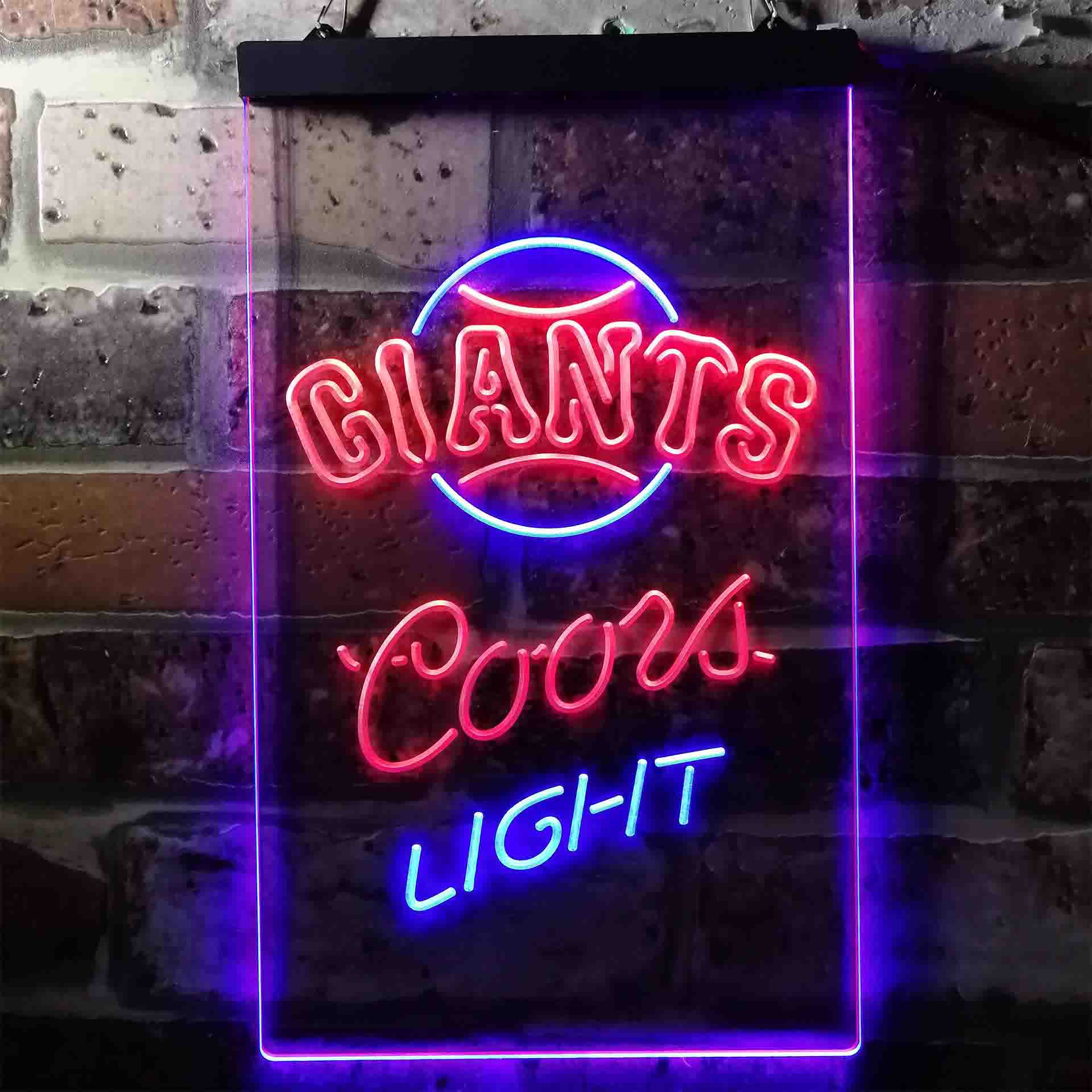 San Francisco Giants Coors Light LED Neon Sign
