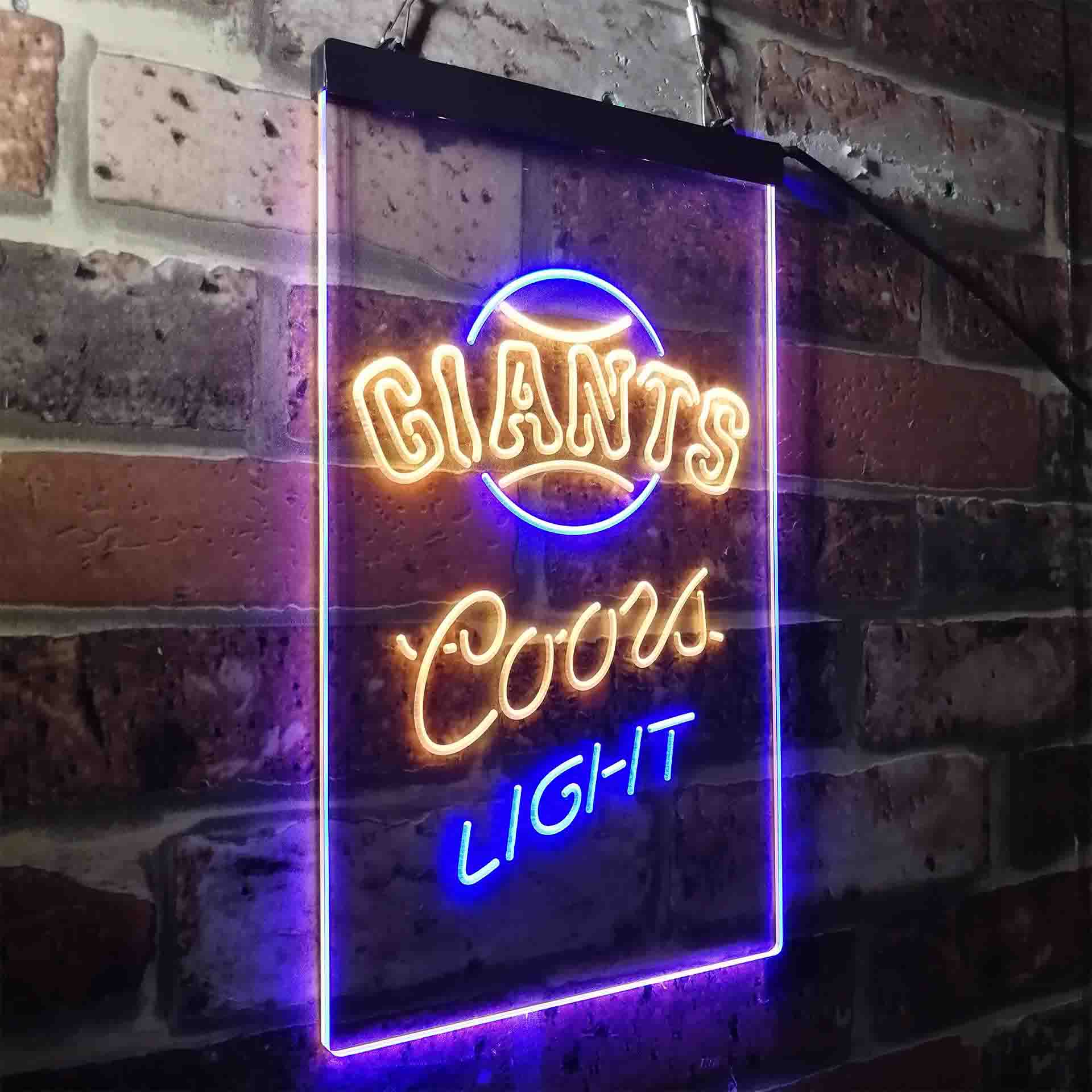 San Francisco Giants Coors Light LED Neon Sign