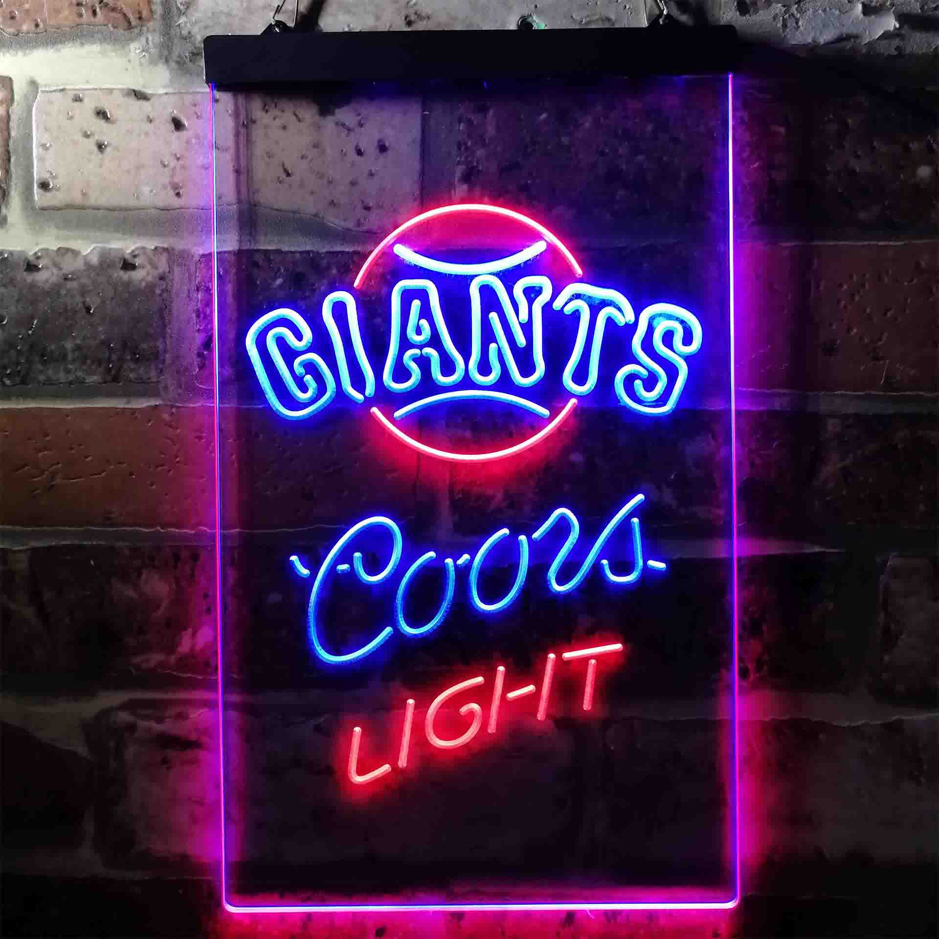 San Francisco Giants Coors Light LED Neon Sign