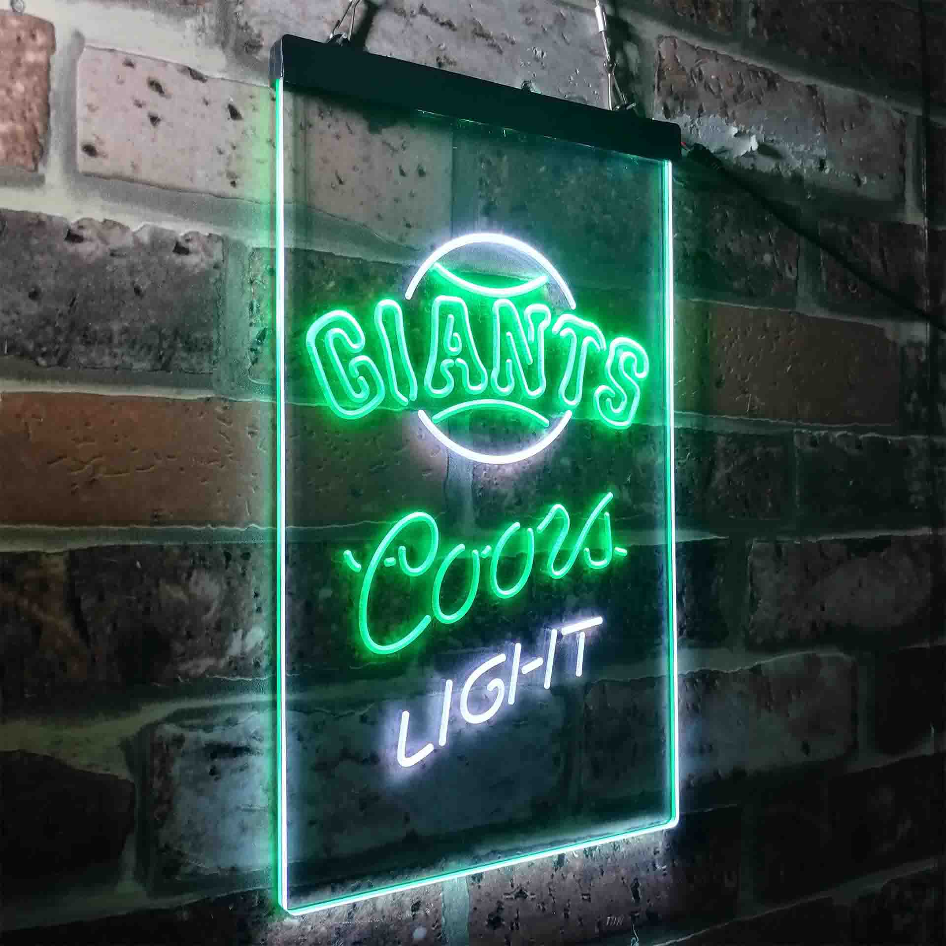 San Francisco Giants Coors Light LED Neon Sign