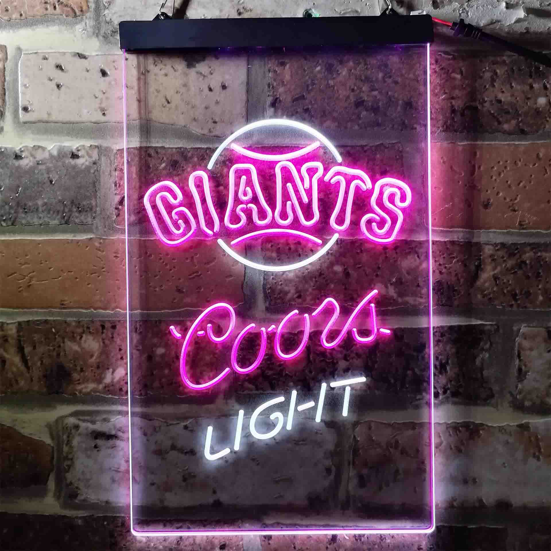 San Francisco Giants Coors Light LED Neon Sign